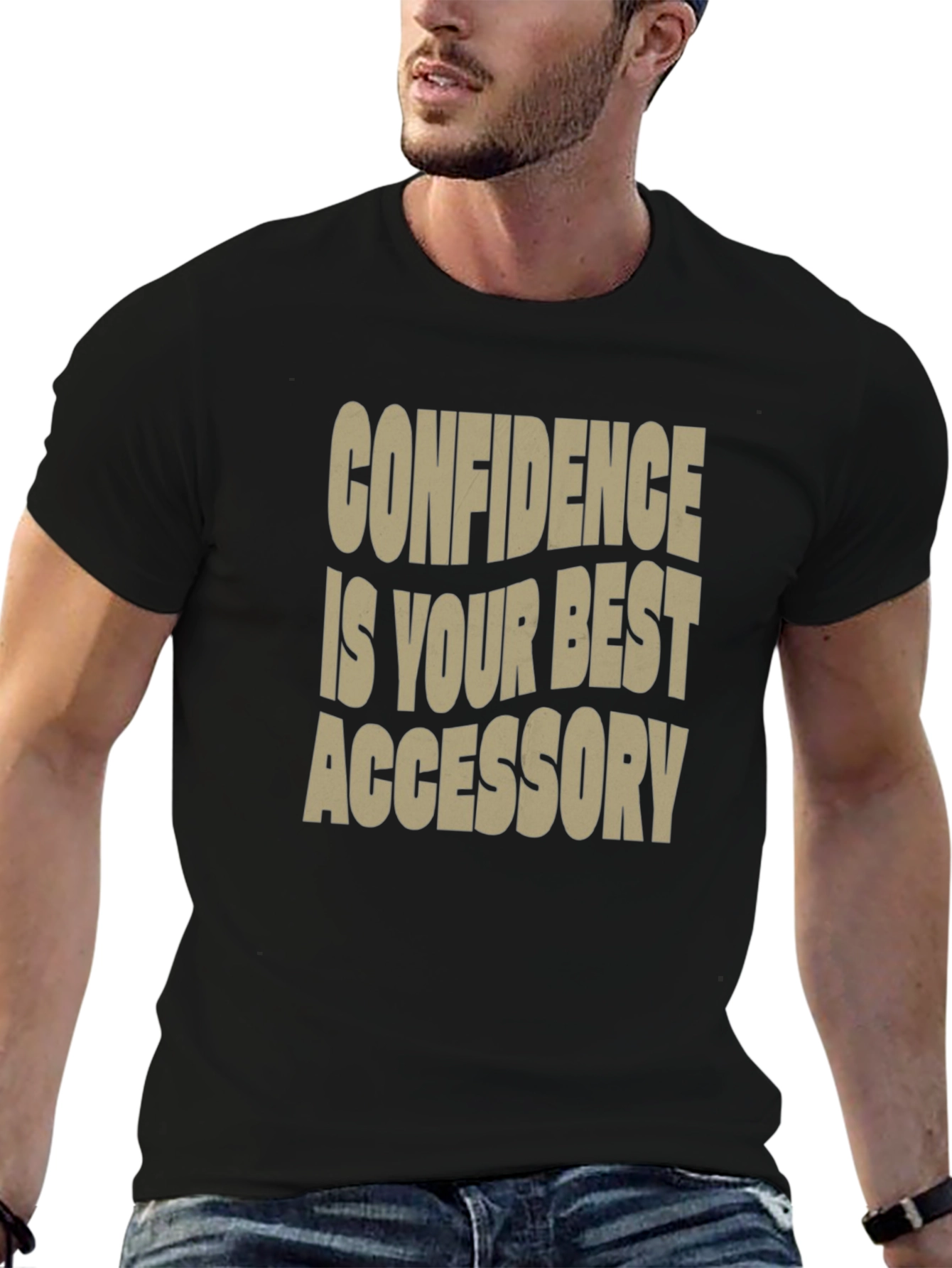 Black Confidence is Your Best Accessory Graphic Tee view 6