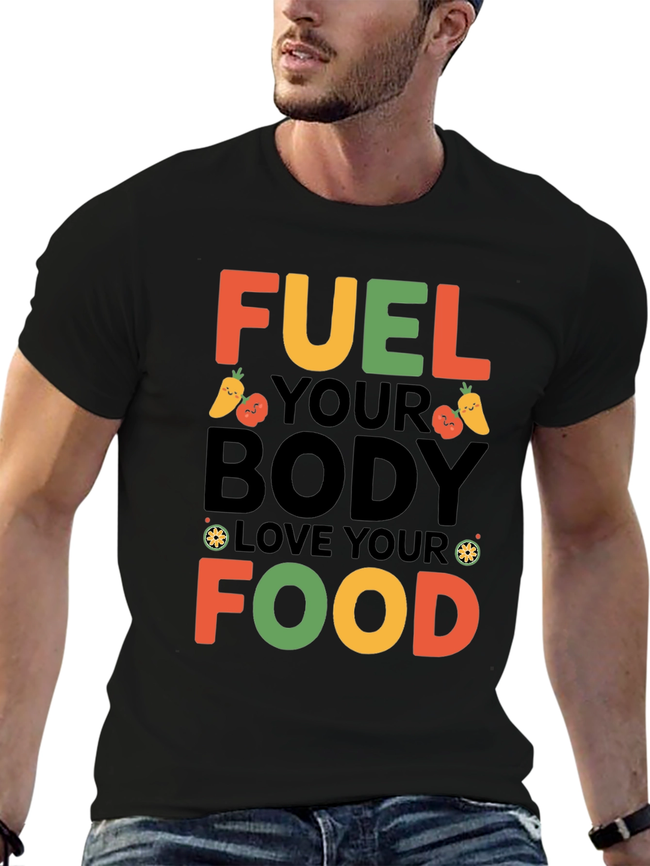 Fuel Your Body, Love Your Food T-Shirt - 6