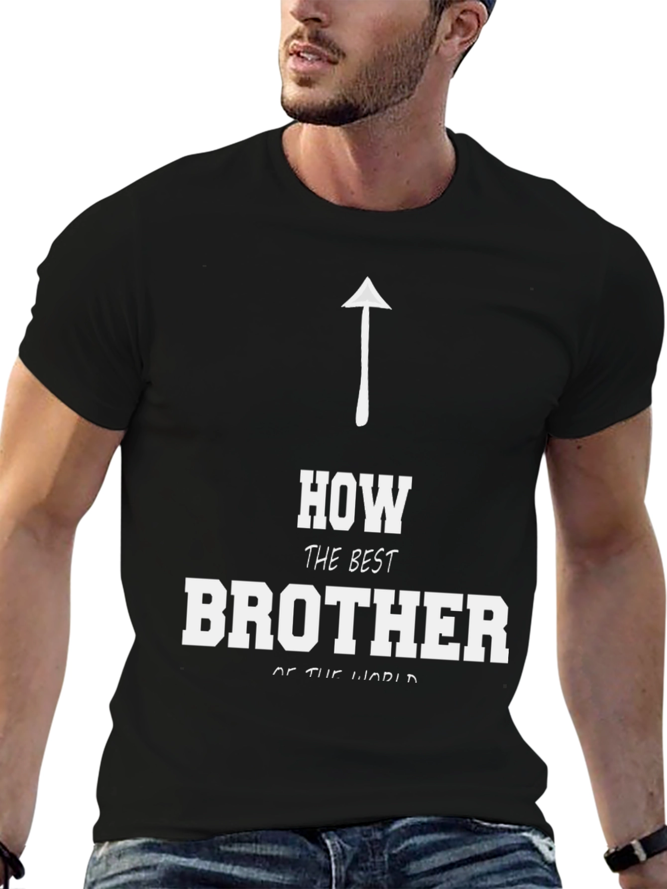 Black Best Brother T-Shirt view 6