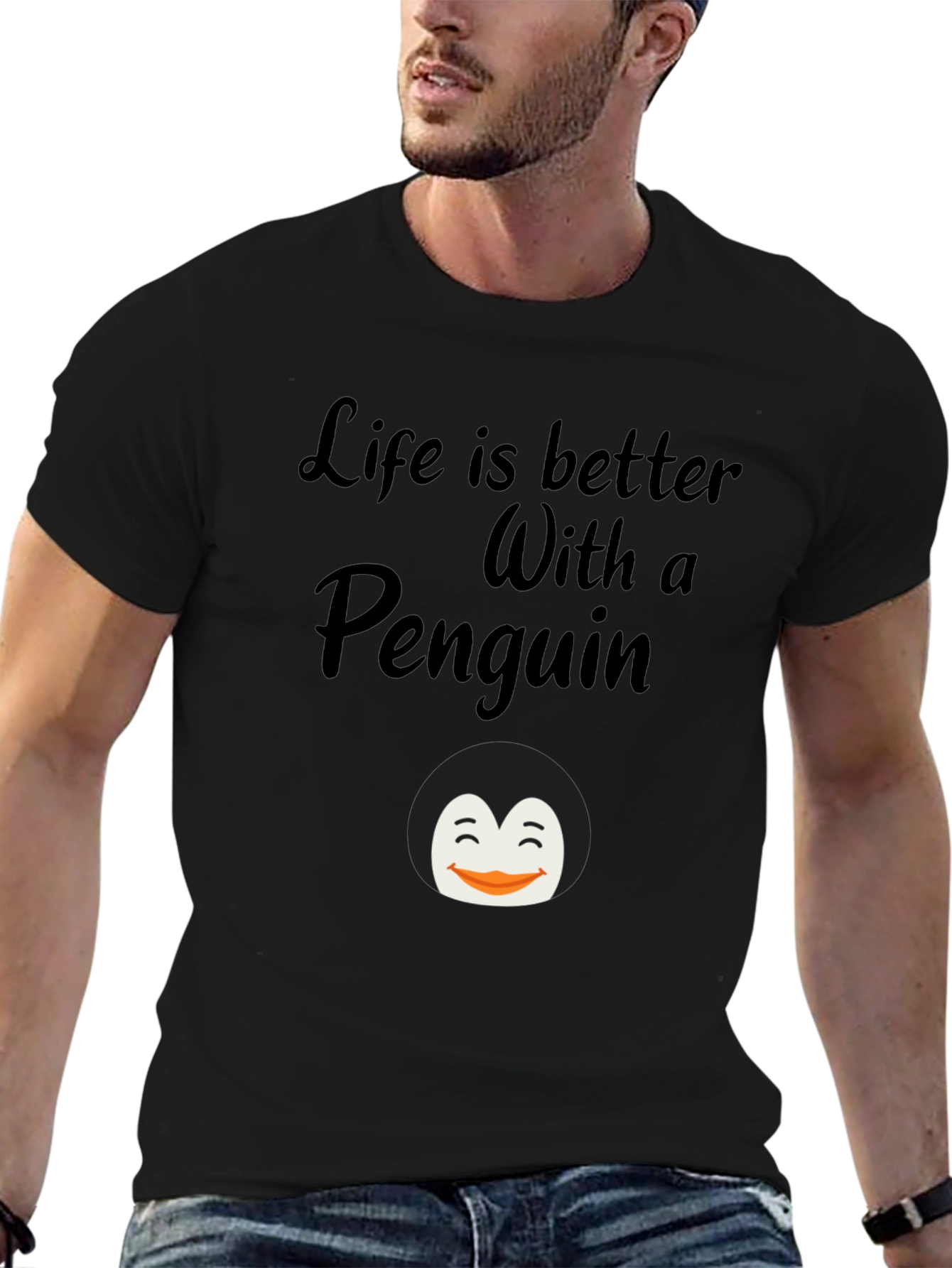 Black Life is Better With a Penguin T-Shirt view 6