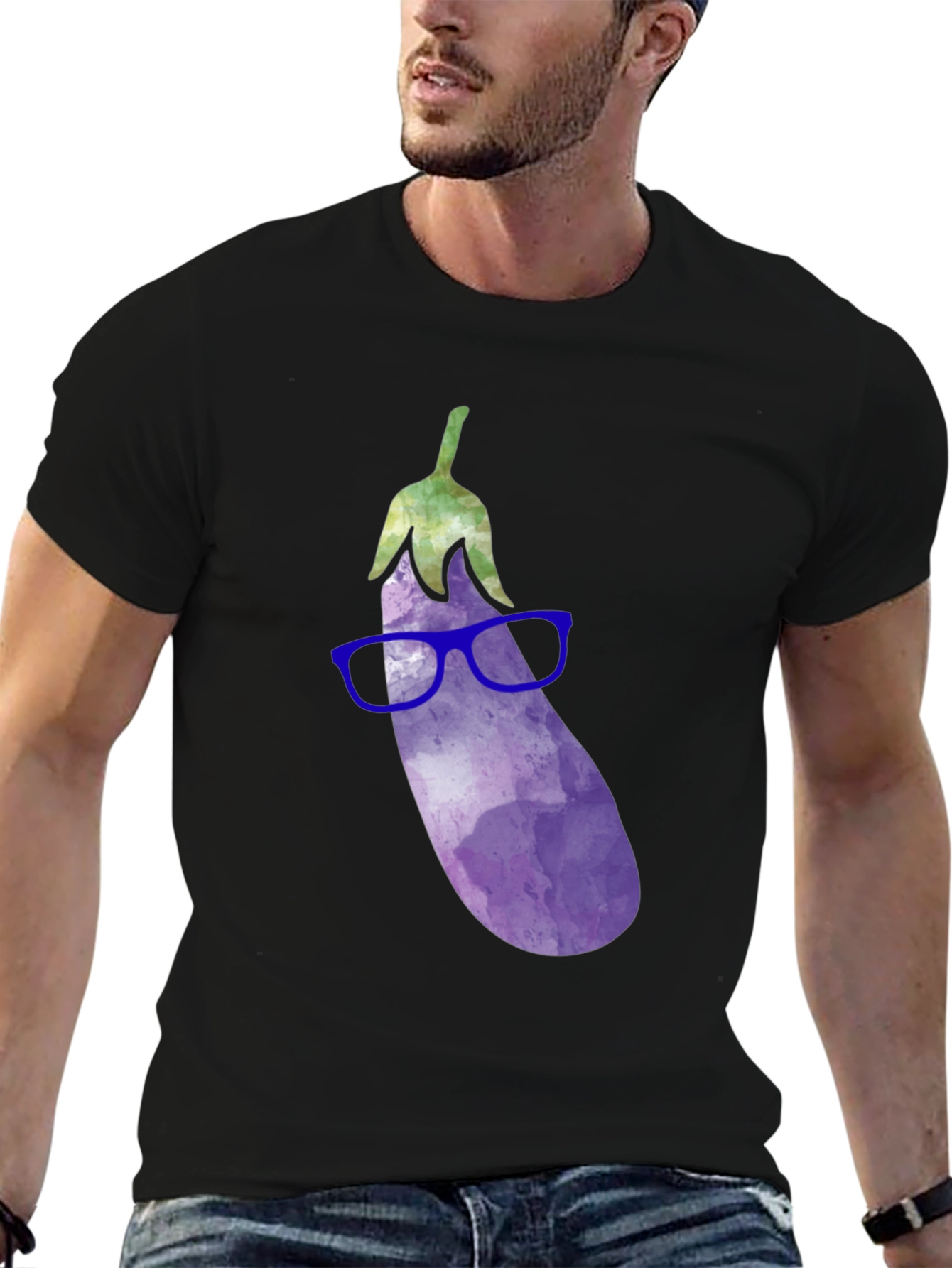 Nerdy Eggplant T-Shirt - 6