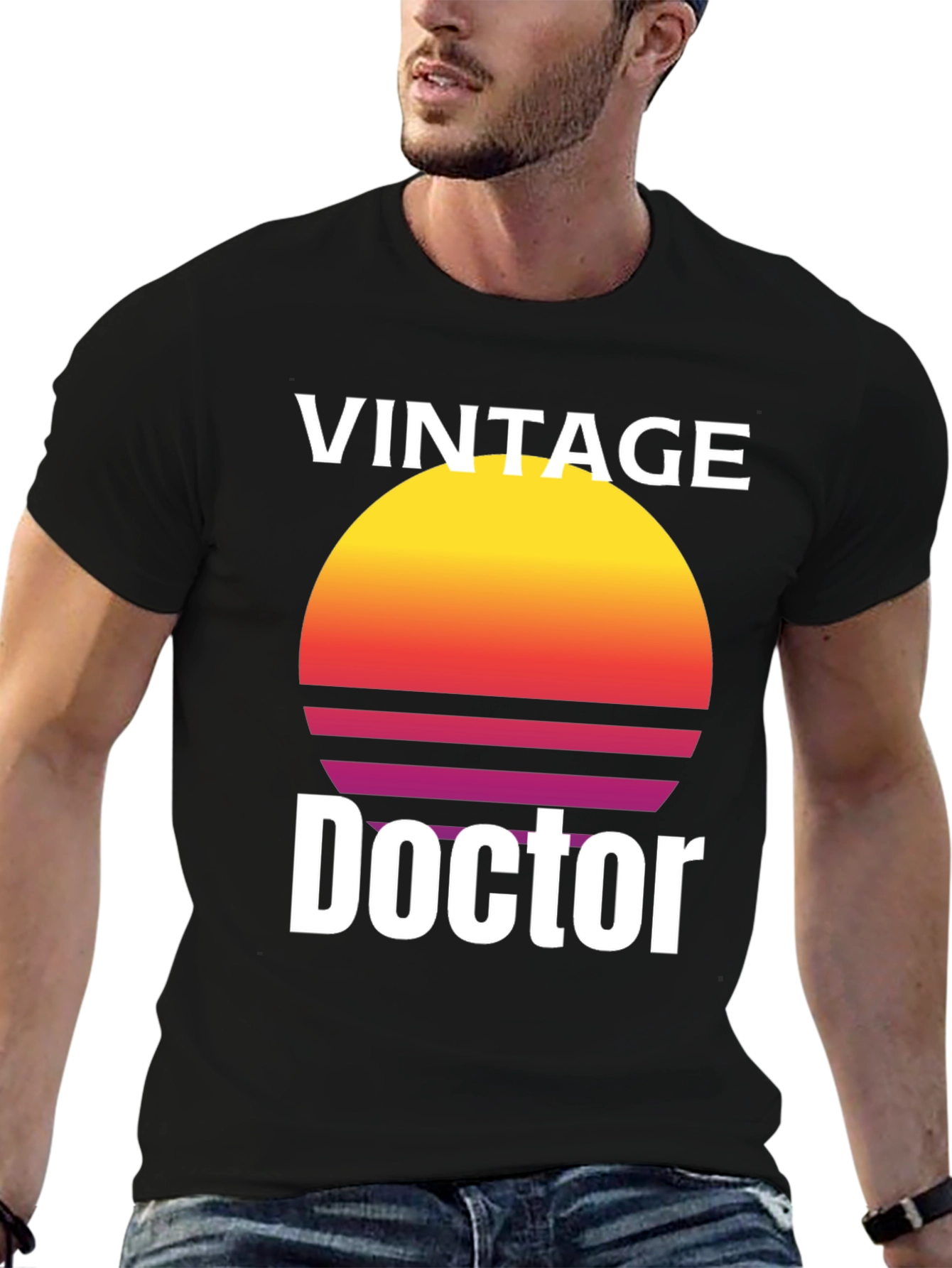 Vintage Doctor Graphic Tee - Retro Style - 6