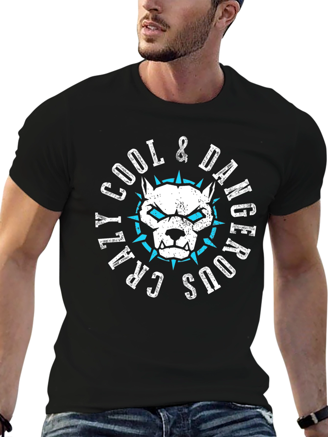 Cool & Dangerous Crazy T-Shirt - 6