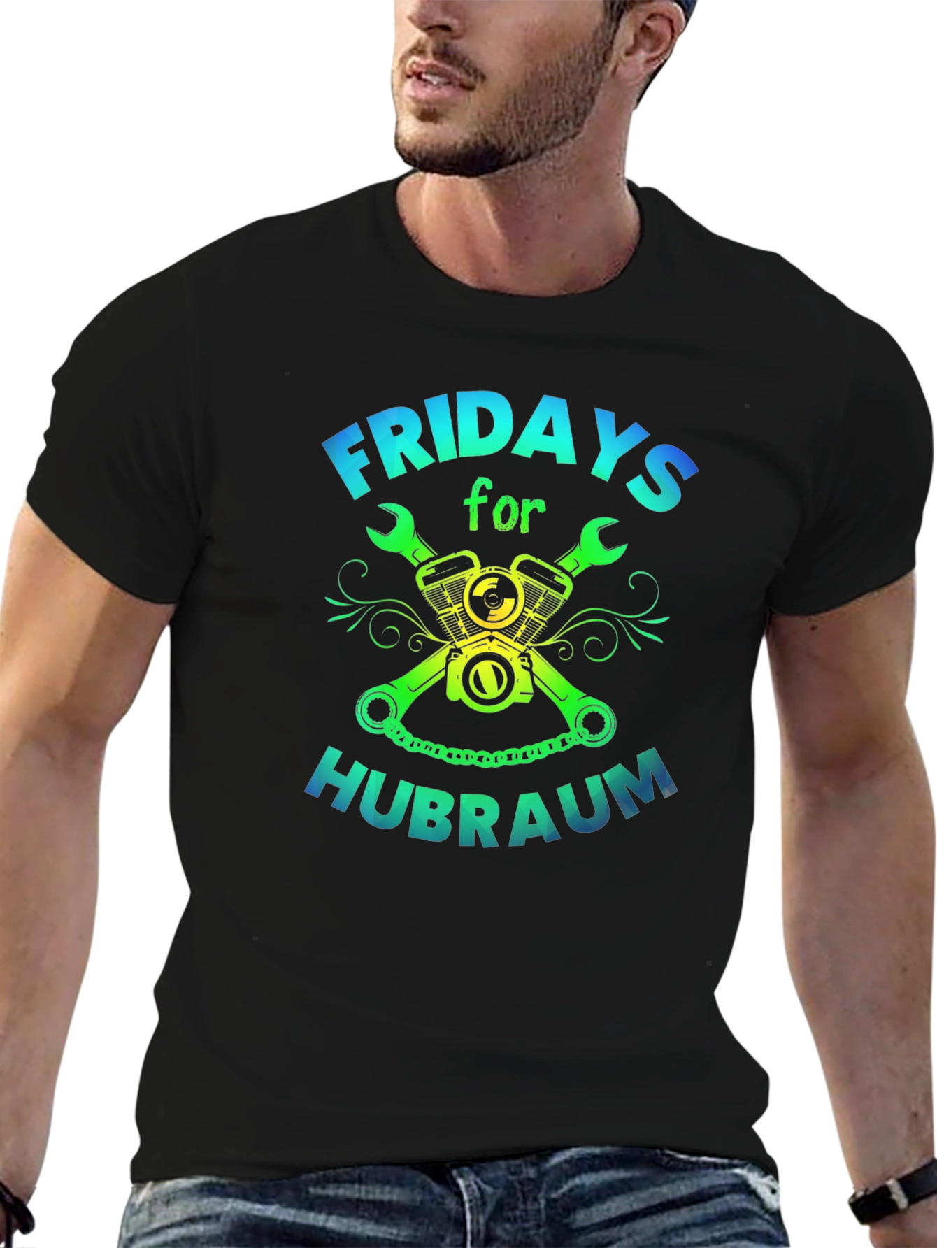 Fridays Hubraum T-Shirt - Mechanic & Car Enthusiast - 6