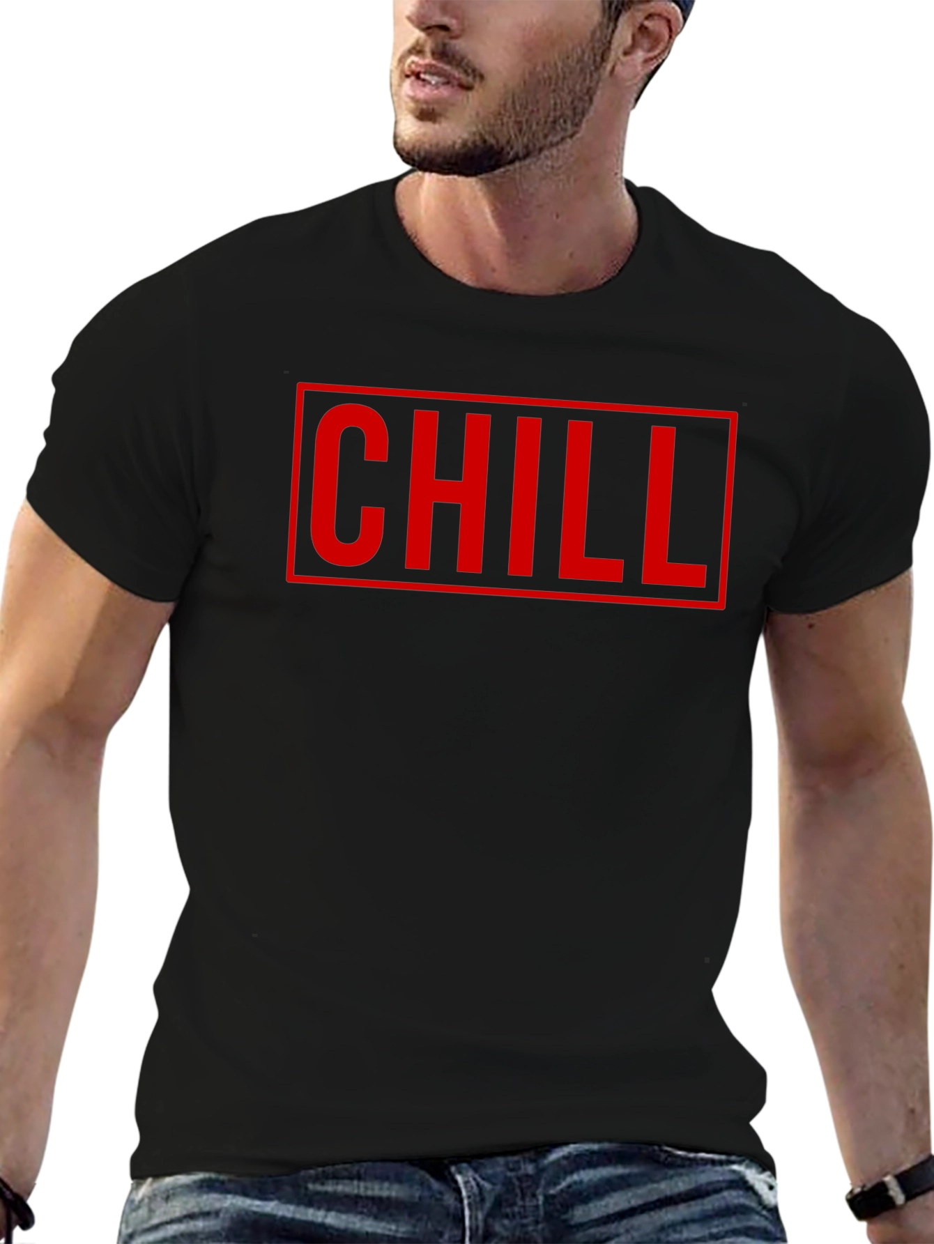 Black Chill Red Box Black T-Shirt view 6