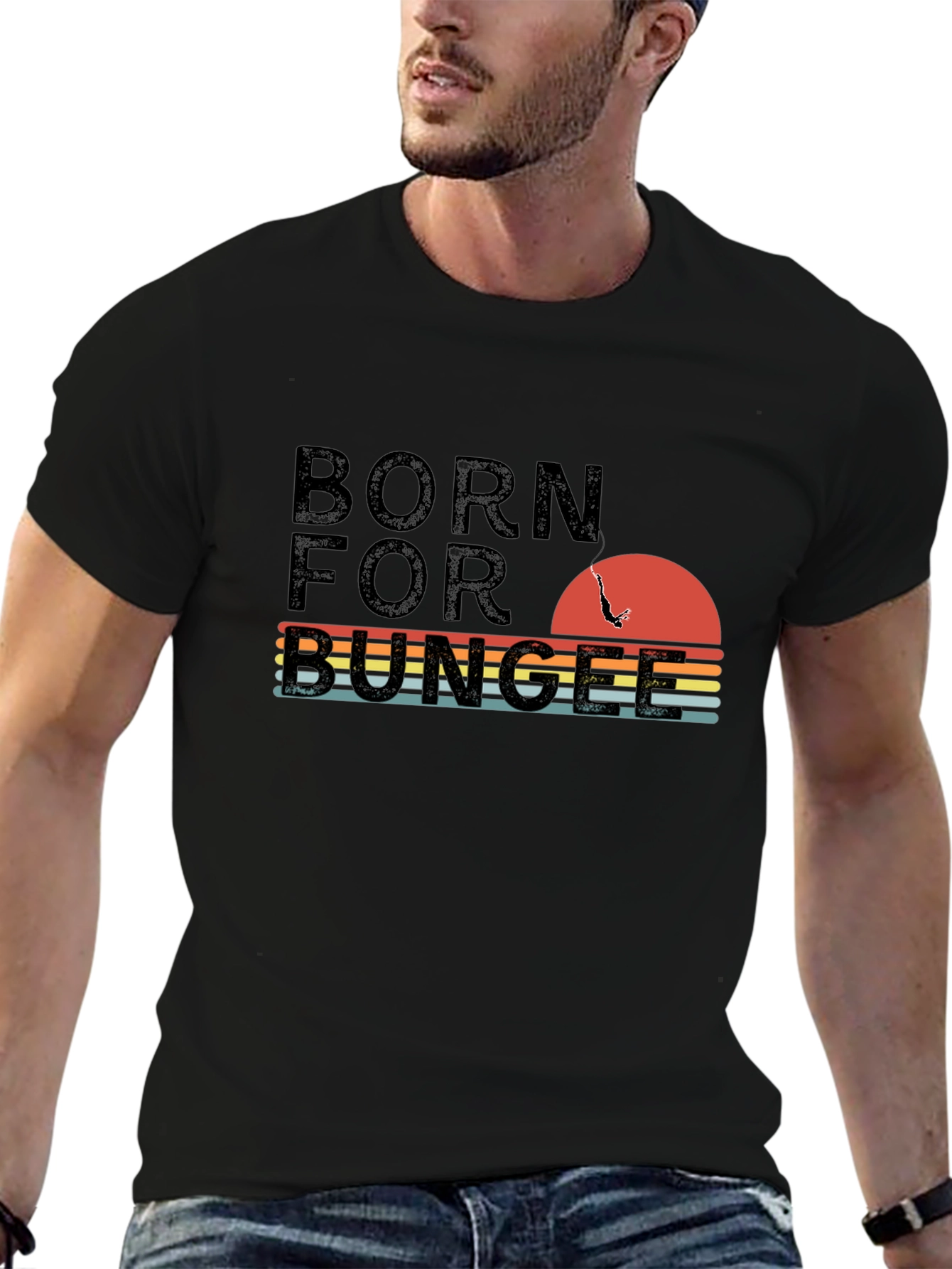 Born for Bungee Retro Graphic Tee - 6