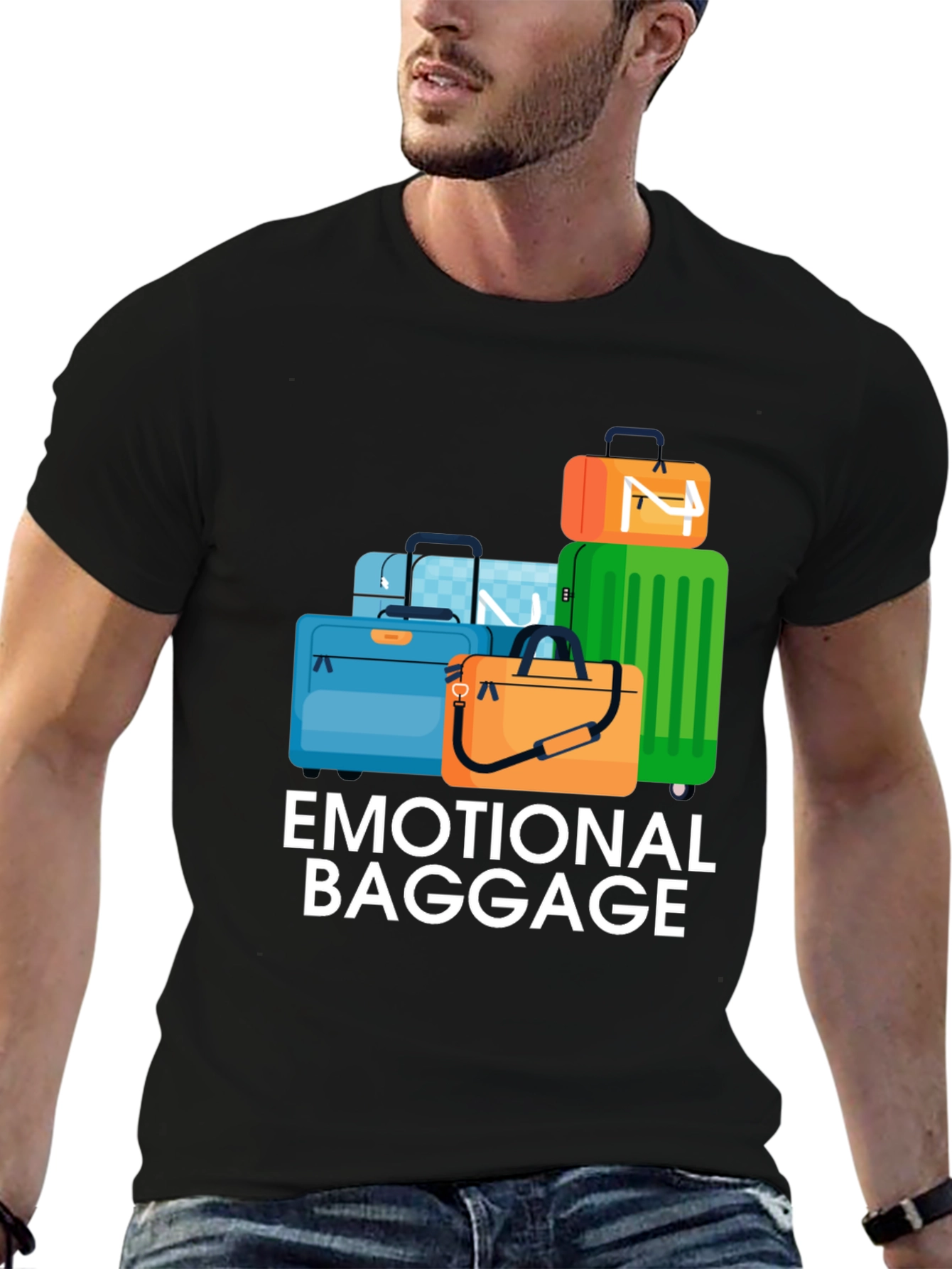 Emotional Baggage Graphic T-Shirt - 6