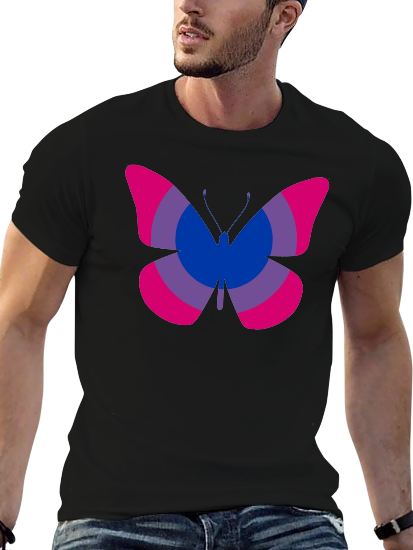 Bi Pride Butterfly T-Shirt - 6