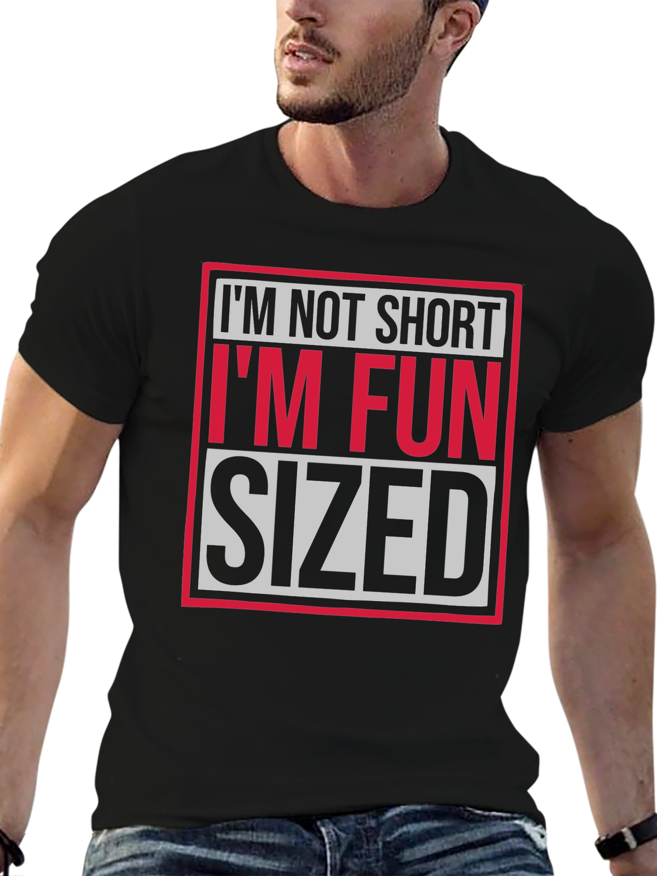 Black Fun-Sized Novelty Graphic T-Shirt view 6