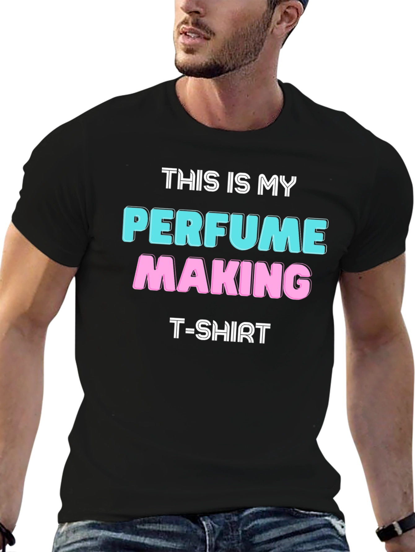 Black Perfume Making T-Shirt: Unique Hobbyist Gift view 6