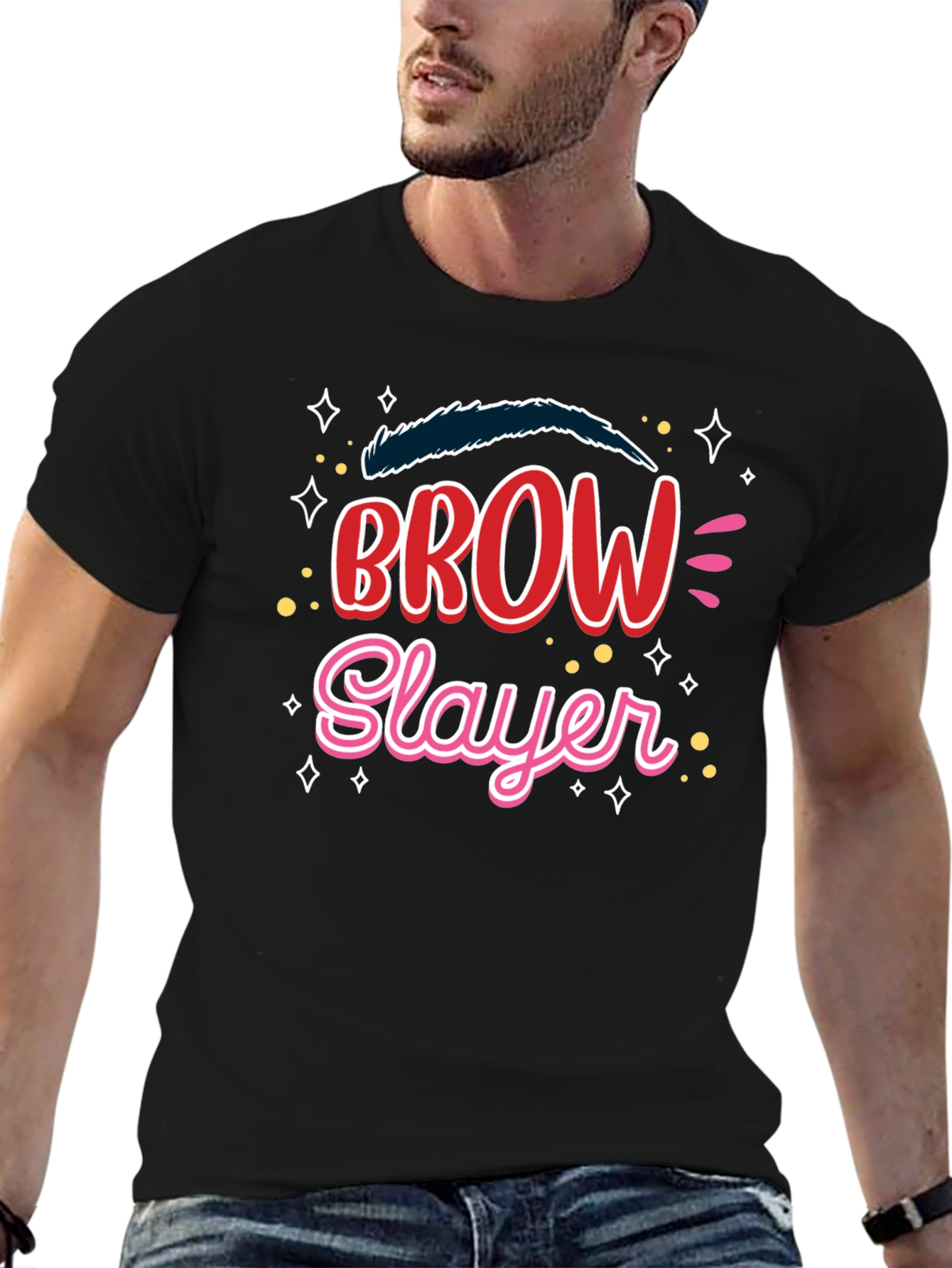 Black Brow Slayer Graphic Tee view 6