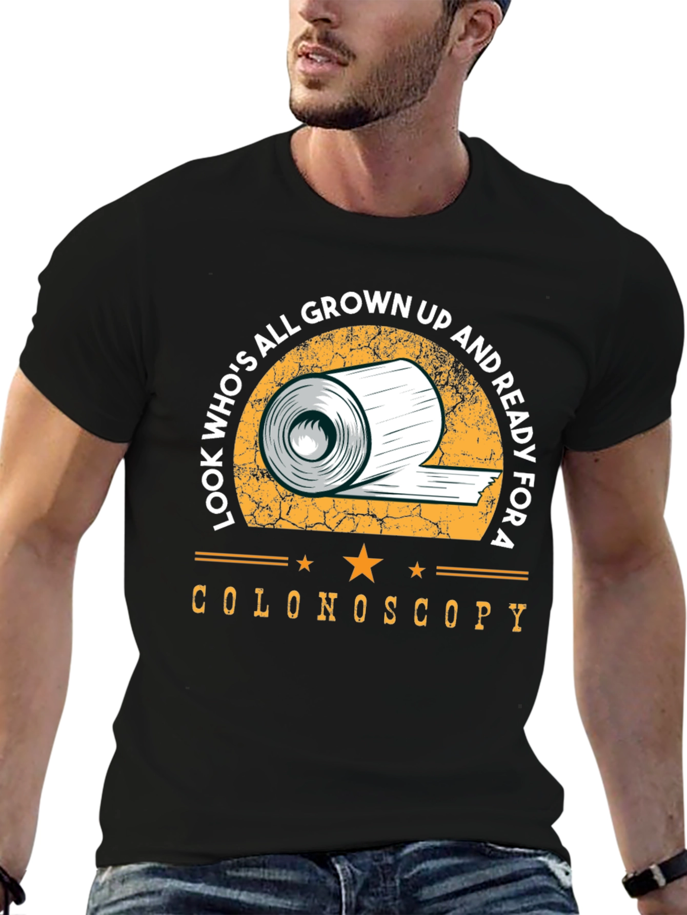 Black Colonoscopy Ready T-Shirt Funny Adulting Gag Gift view 6