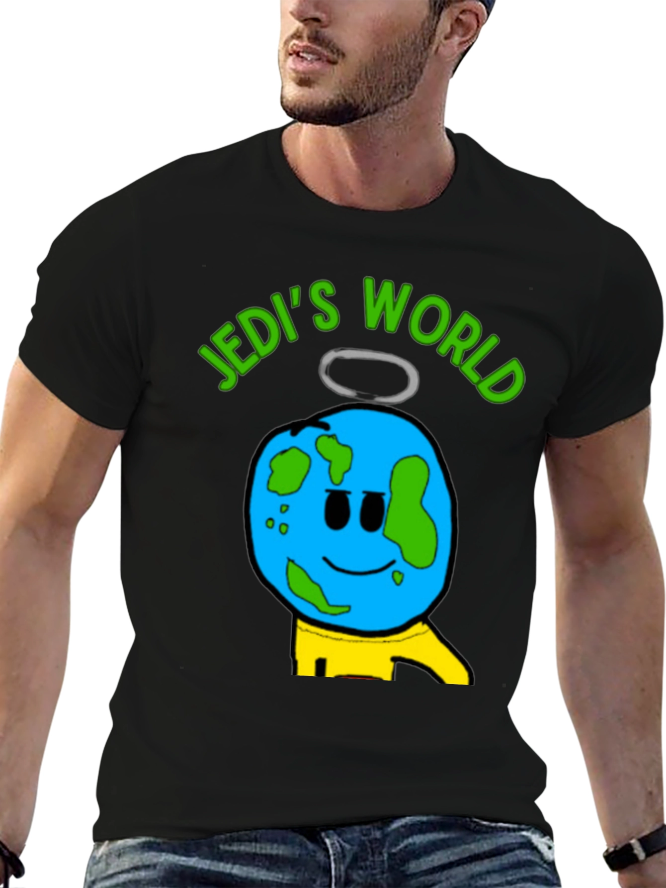 Jedi's World Graphic T-Shirt - Black - 6