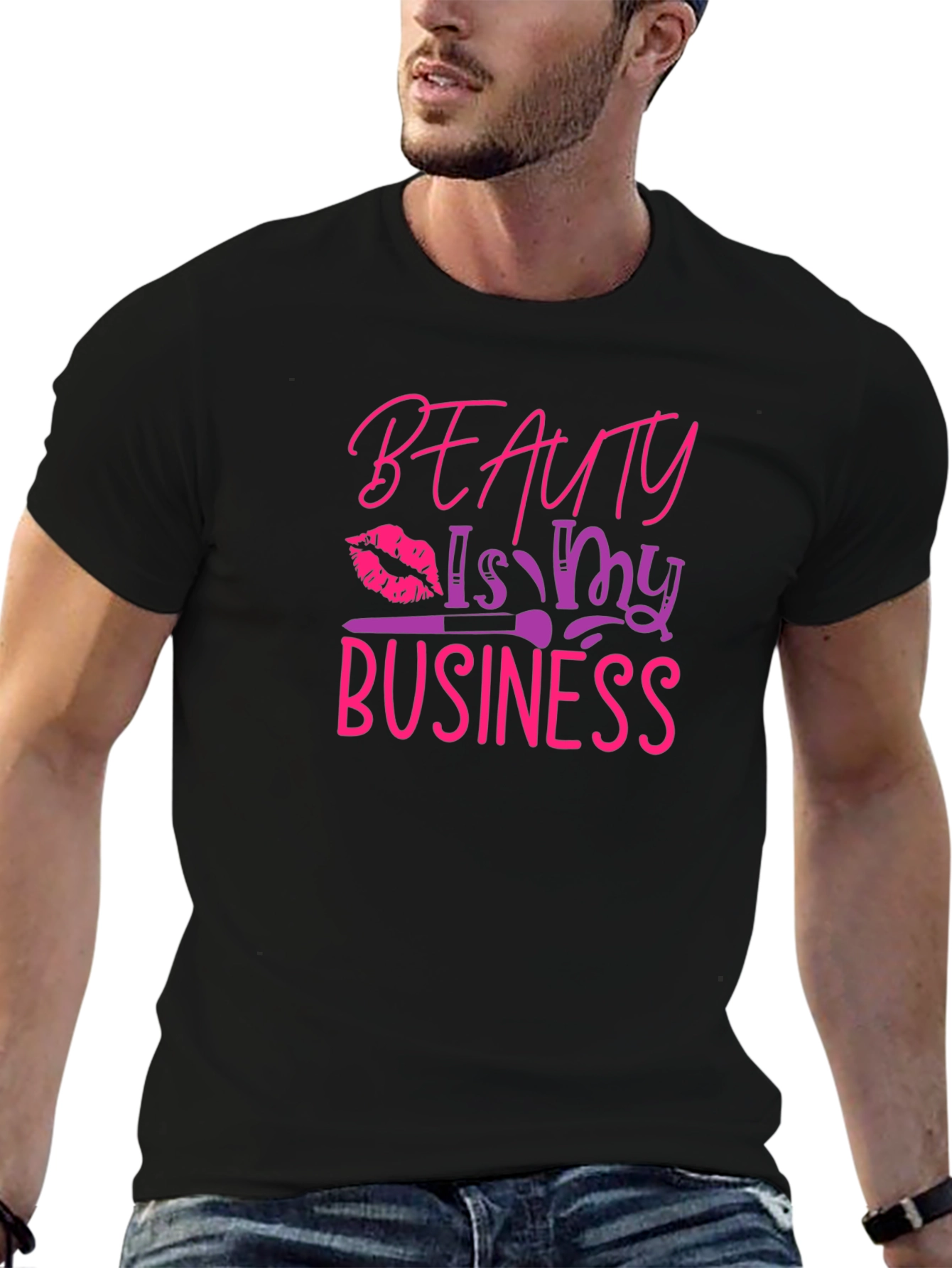 Black Beauty Is My Business Graphic T-Shirt view 6