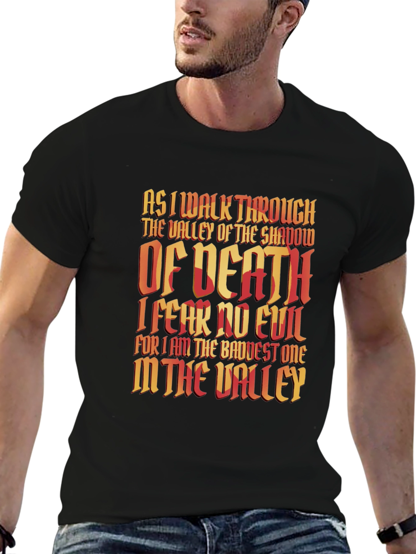 Black Valley of Death T-Shirt - Bad One Graphic Tee view 6