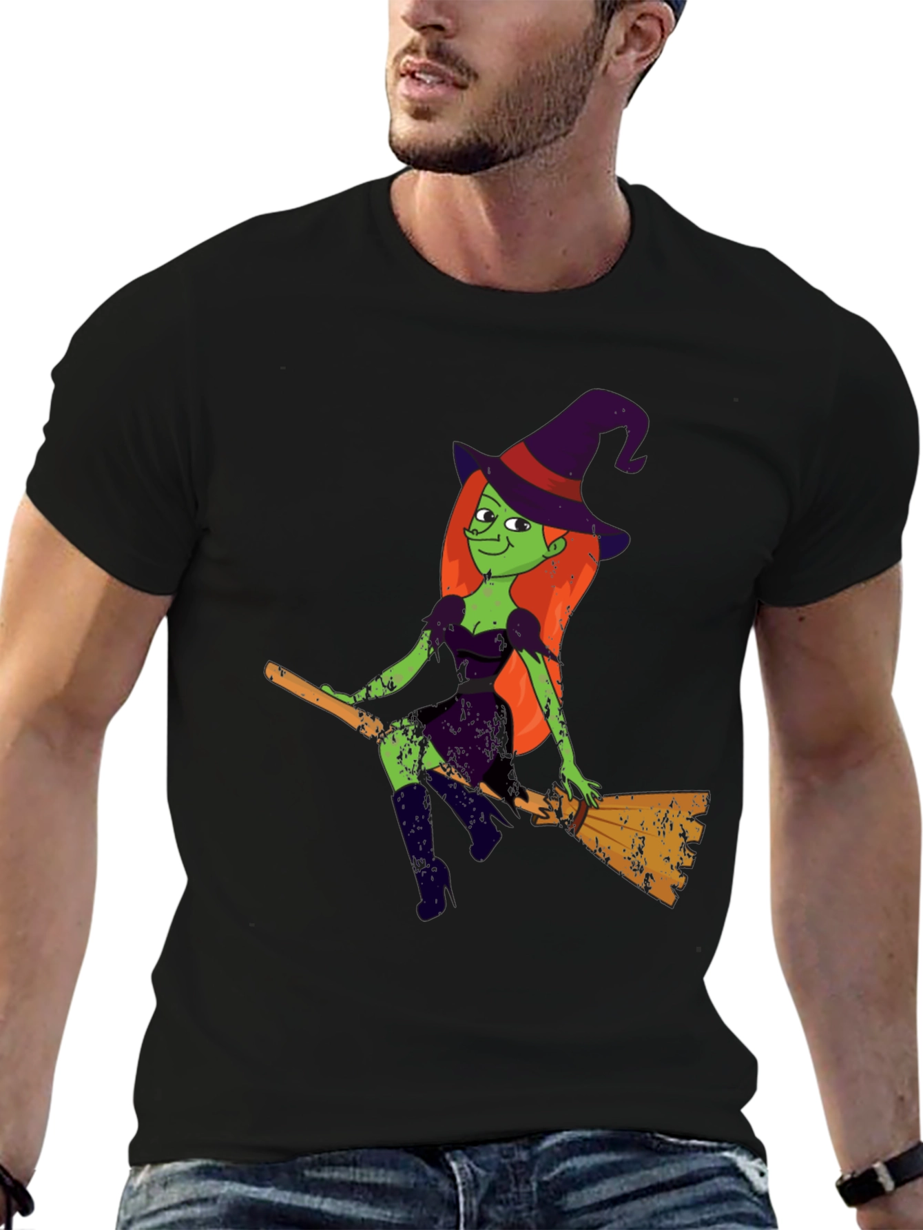 Black Witch Graphic T-Shirt view 6