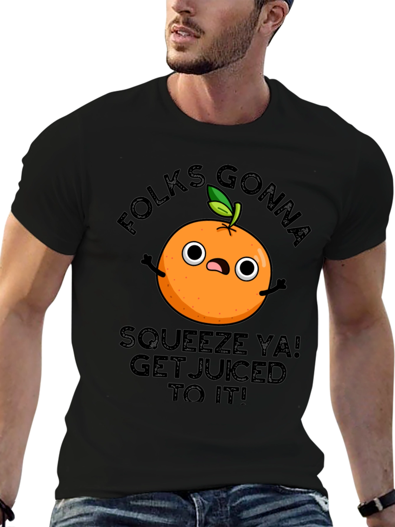 Black Folks Gonna Squeeze Ya T-Shirt Funny Graphic Tee view 6