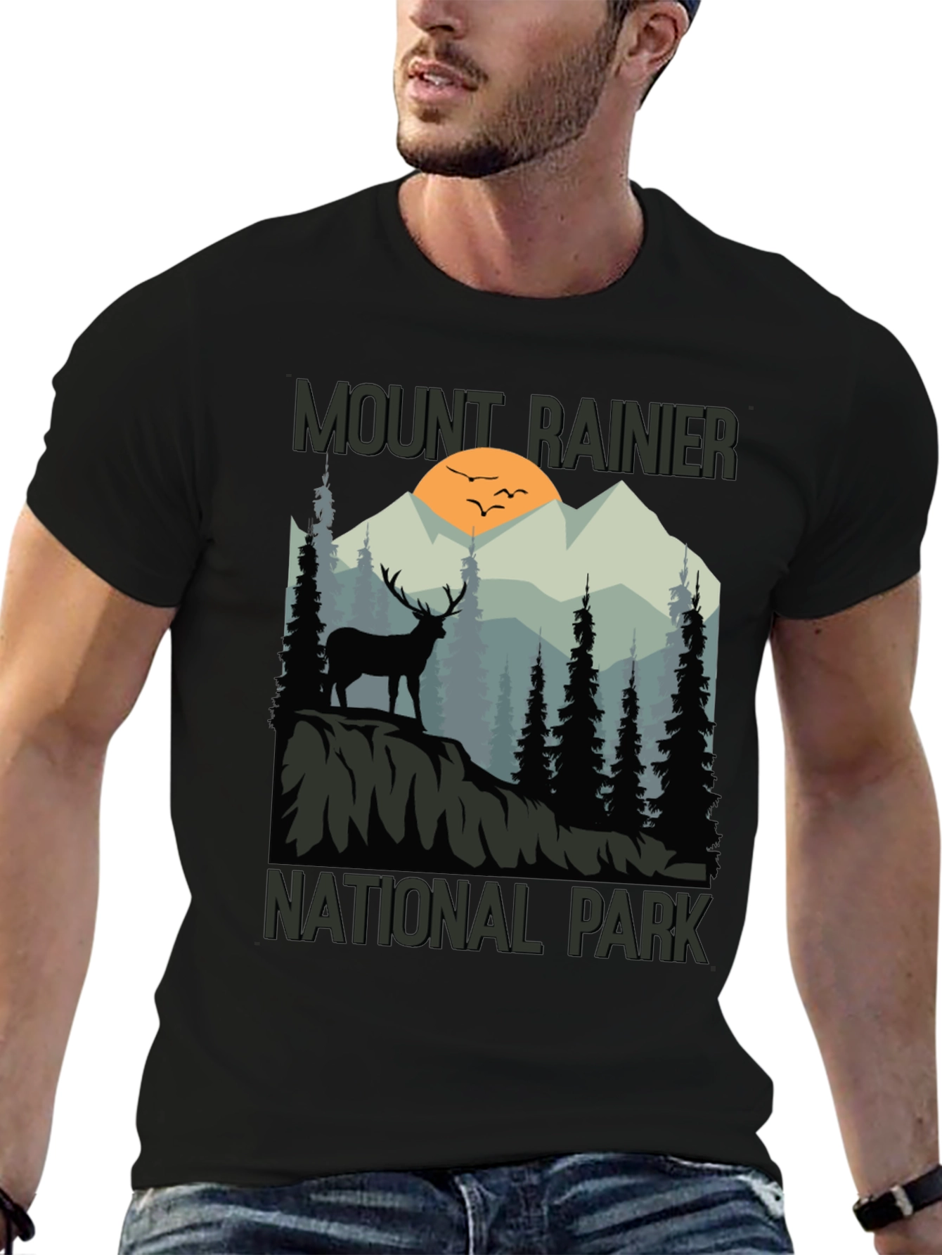 Mount Rainier National Park Graphic T-Shirt - 6