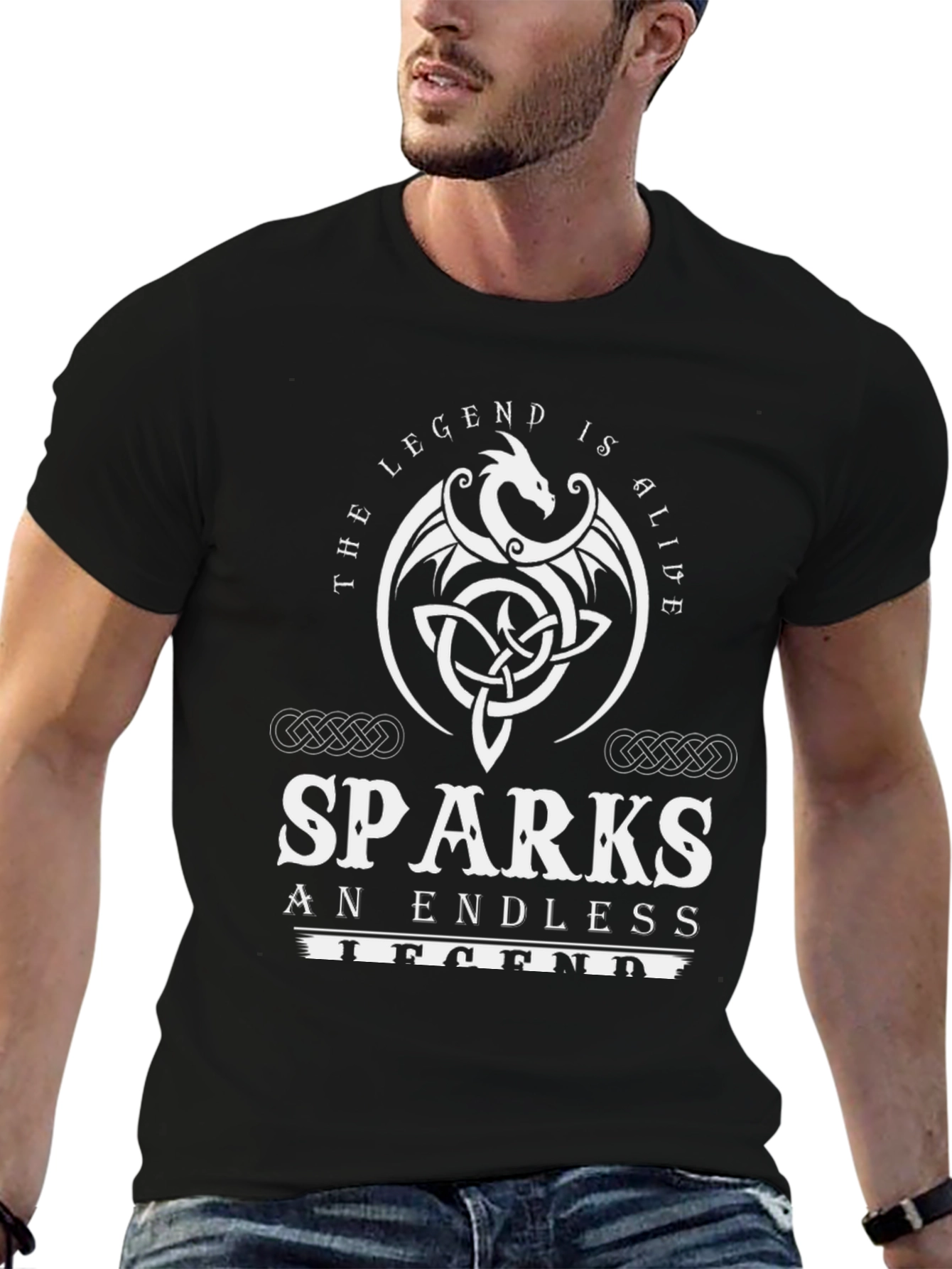 Black Dragon Legend T-Shirt - Sparks, Endless Legend view 6