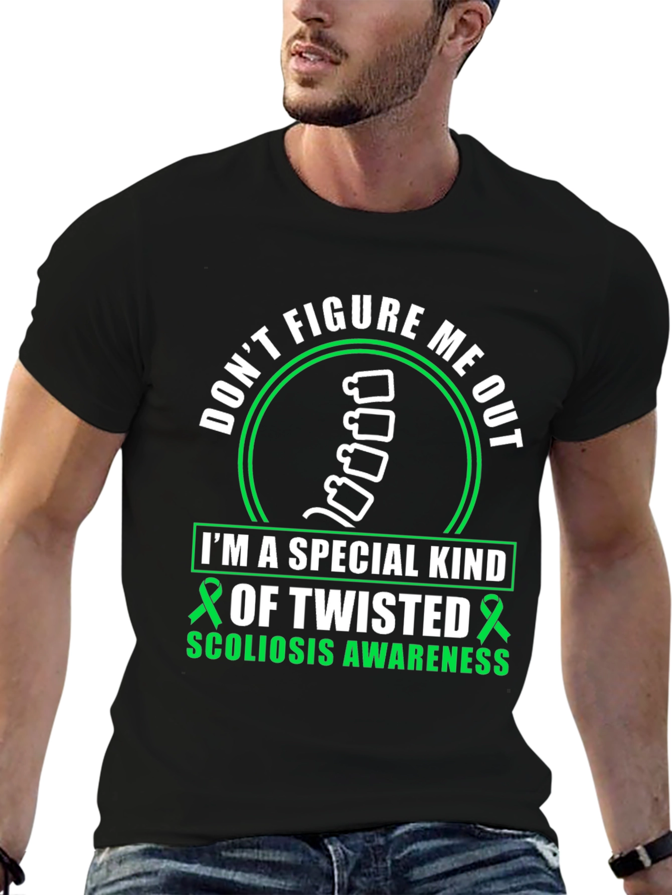 Twisted Scoliosis Awareness T-Shirt - 6