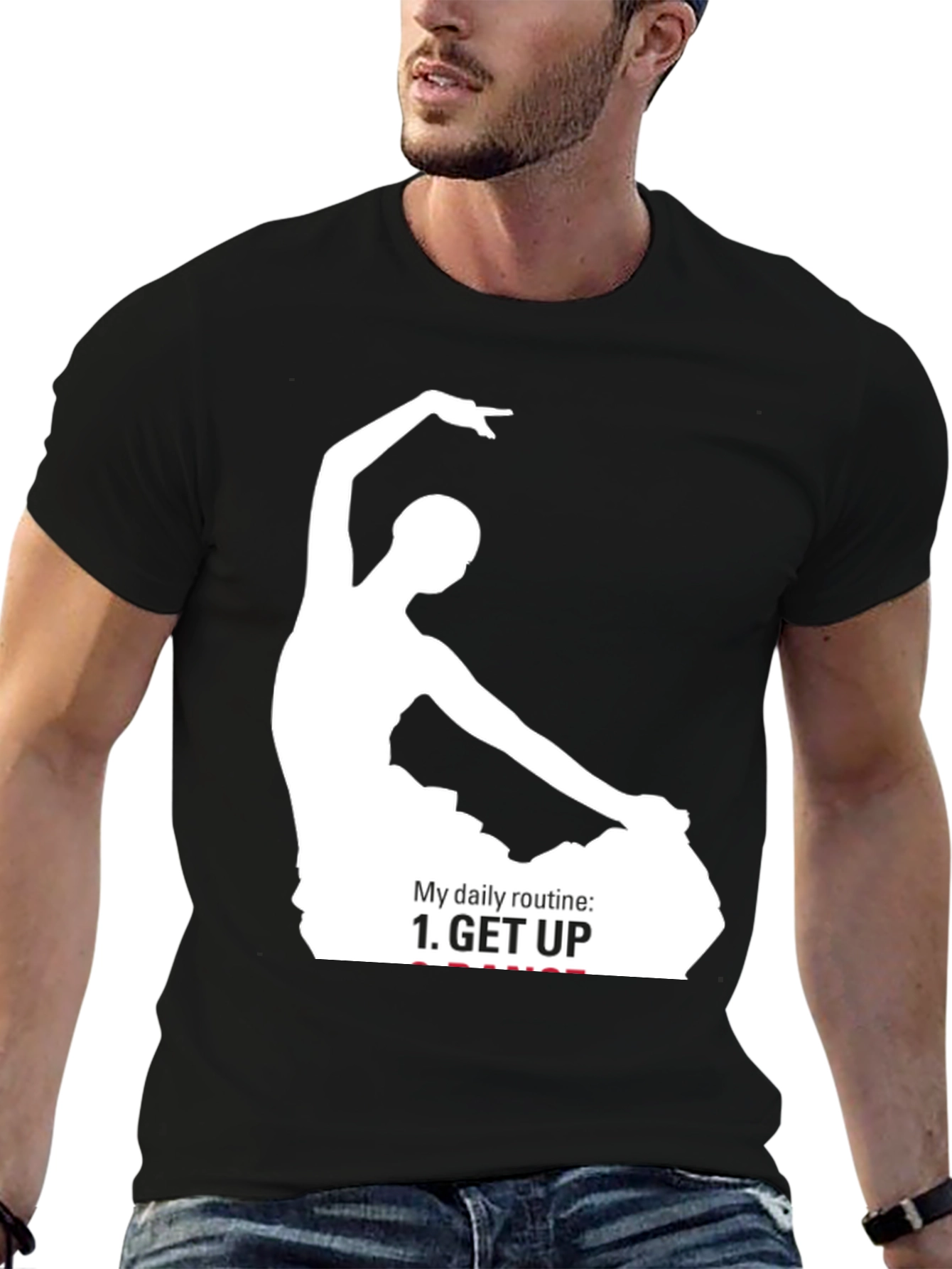 Black Dance Routine Graphic Tee view 6