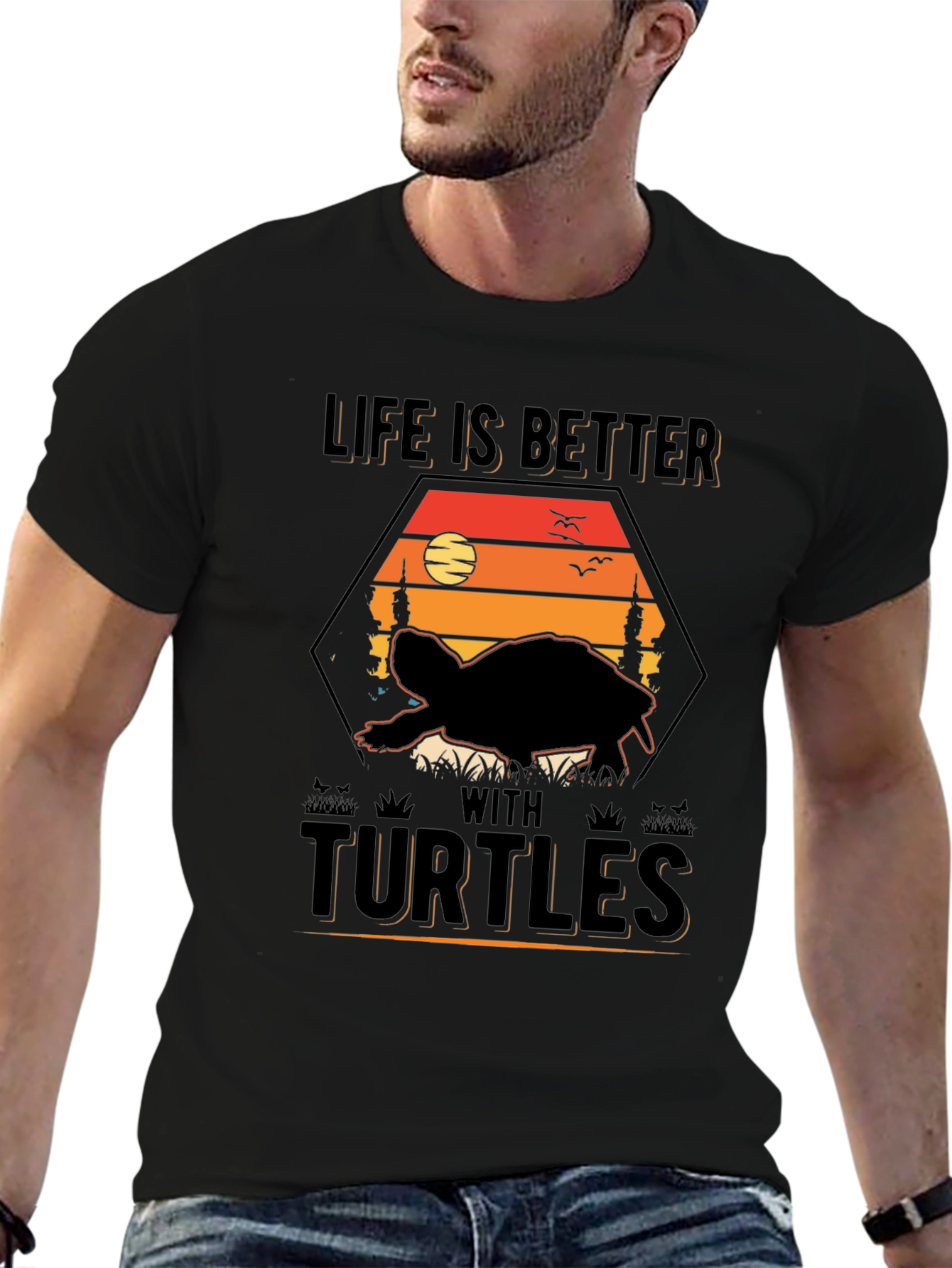 Life Is Better With Turtles Graphic Tee - 6