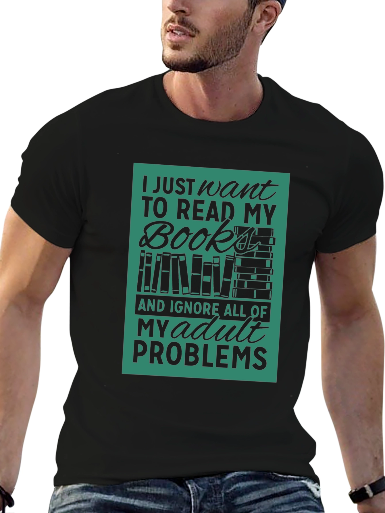 Reader's Retreat Tee - Book Lover's Statement Shirt - 6