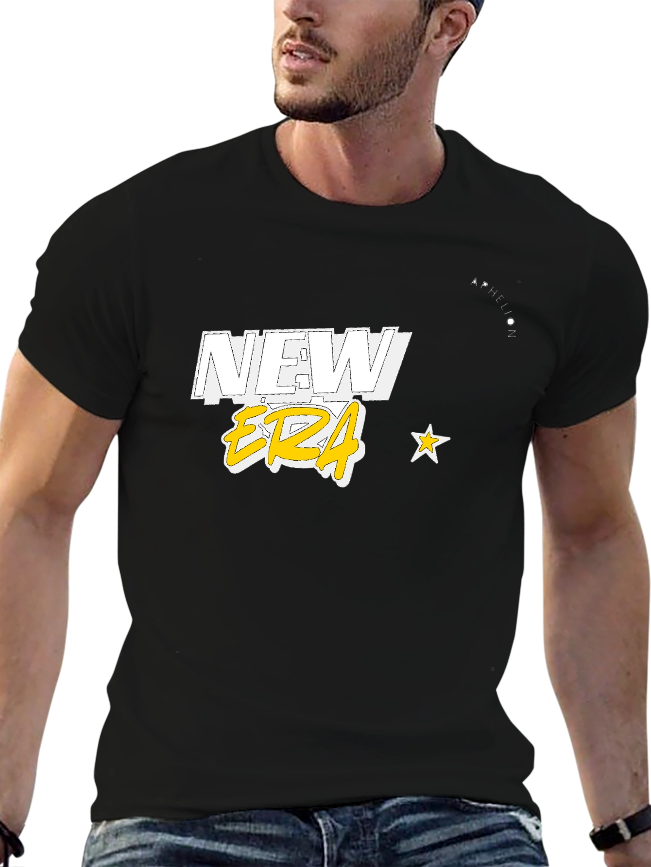 Black New Era Graphic Black T-Shirt view 6