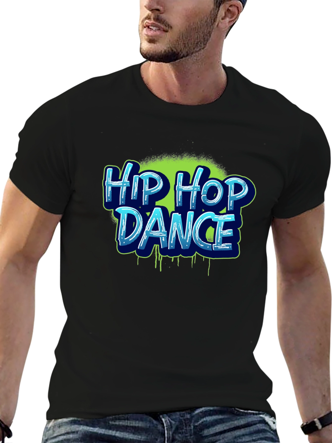 Black Hip Hop Dance T-Shirt - Urban Style view 6