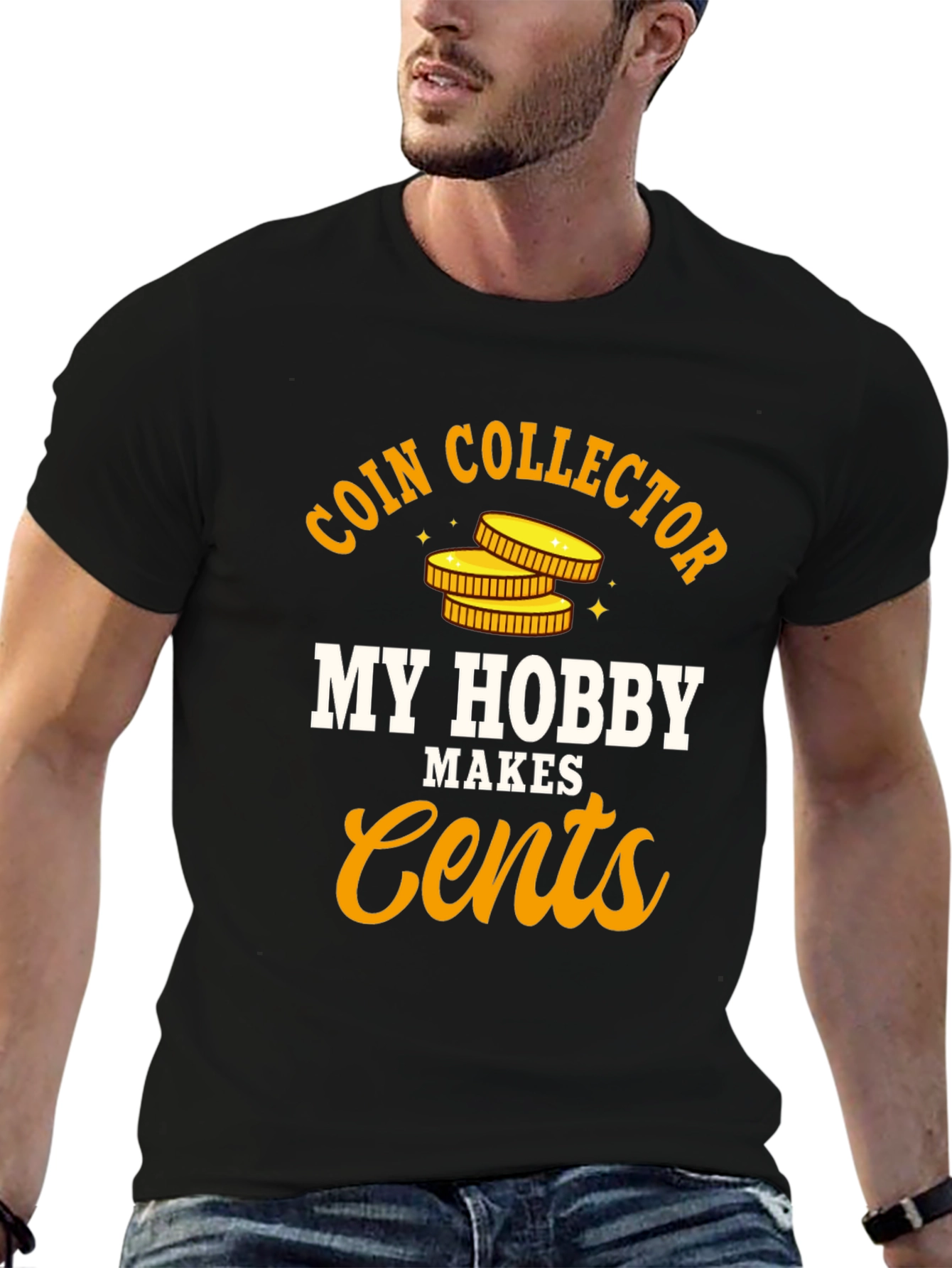 Coin Collector Hobby T-Shirt - Makes Cents - 6