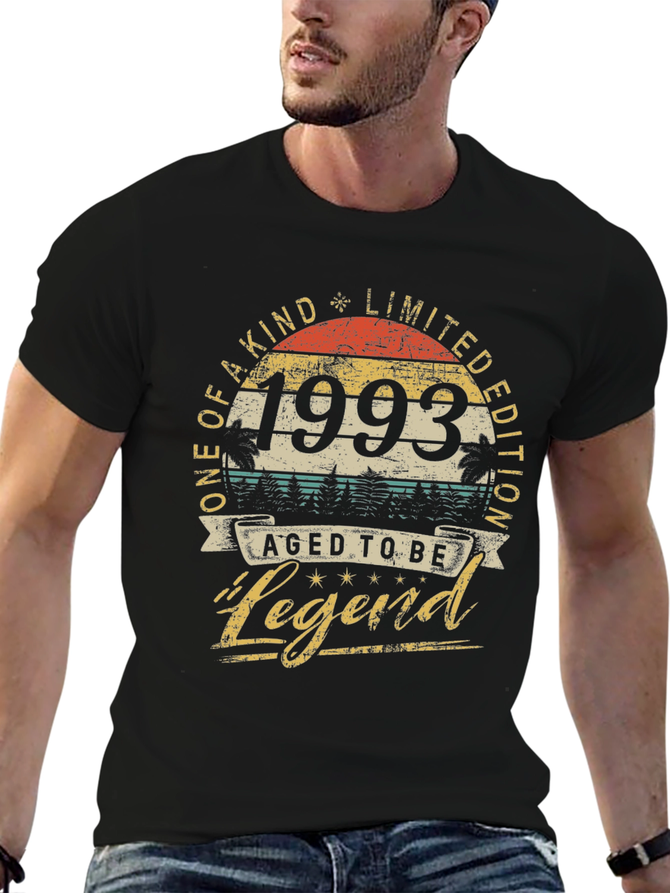 Black 1993 Aged to Be Legend Graphic Tee view 6
