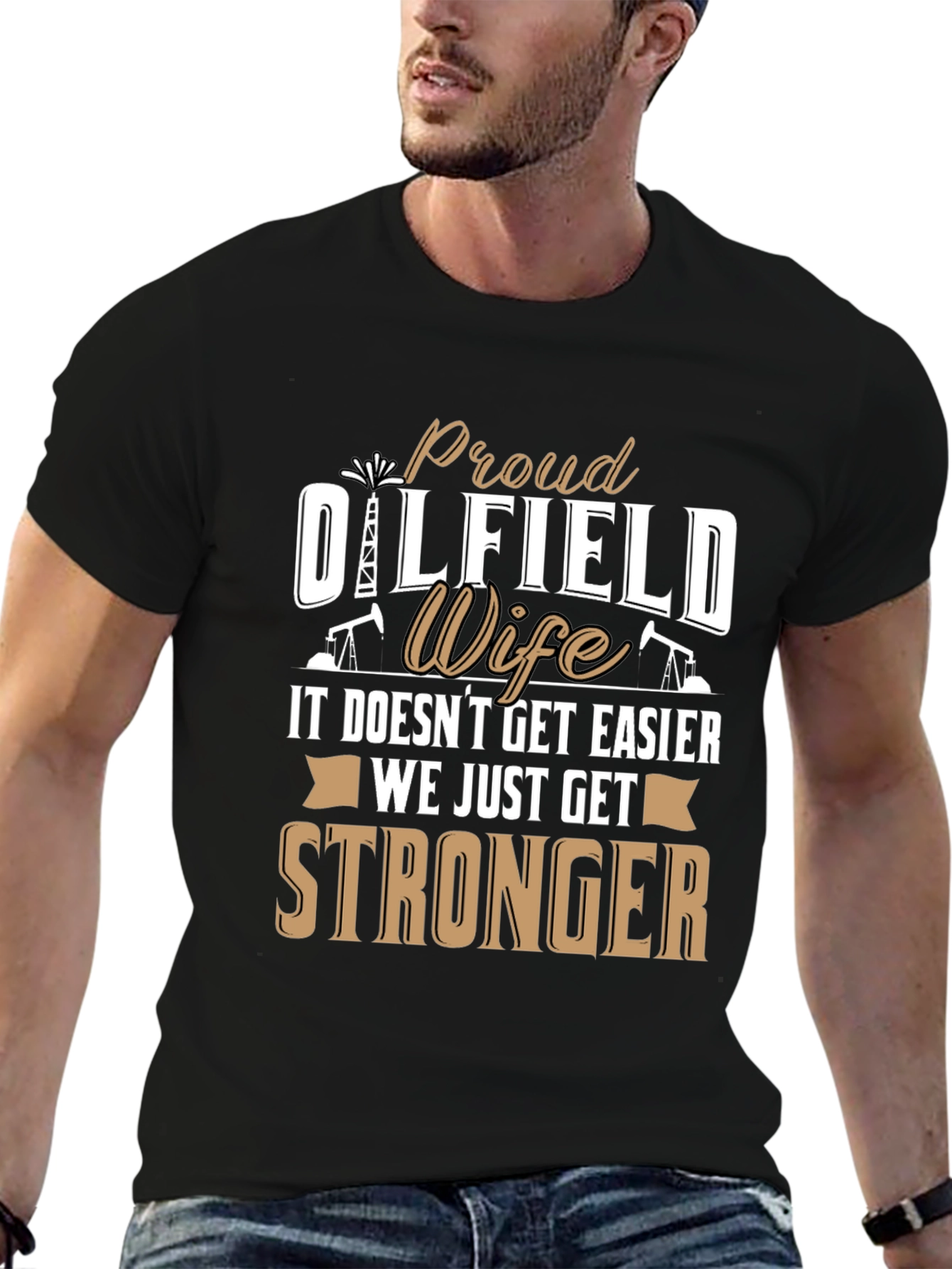 Proud Oilfield Wife Graphic T-Shirt - 6