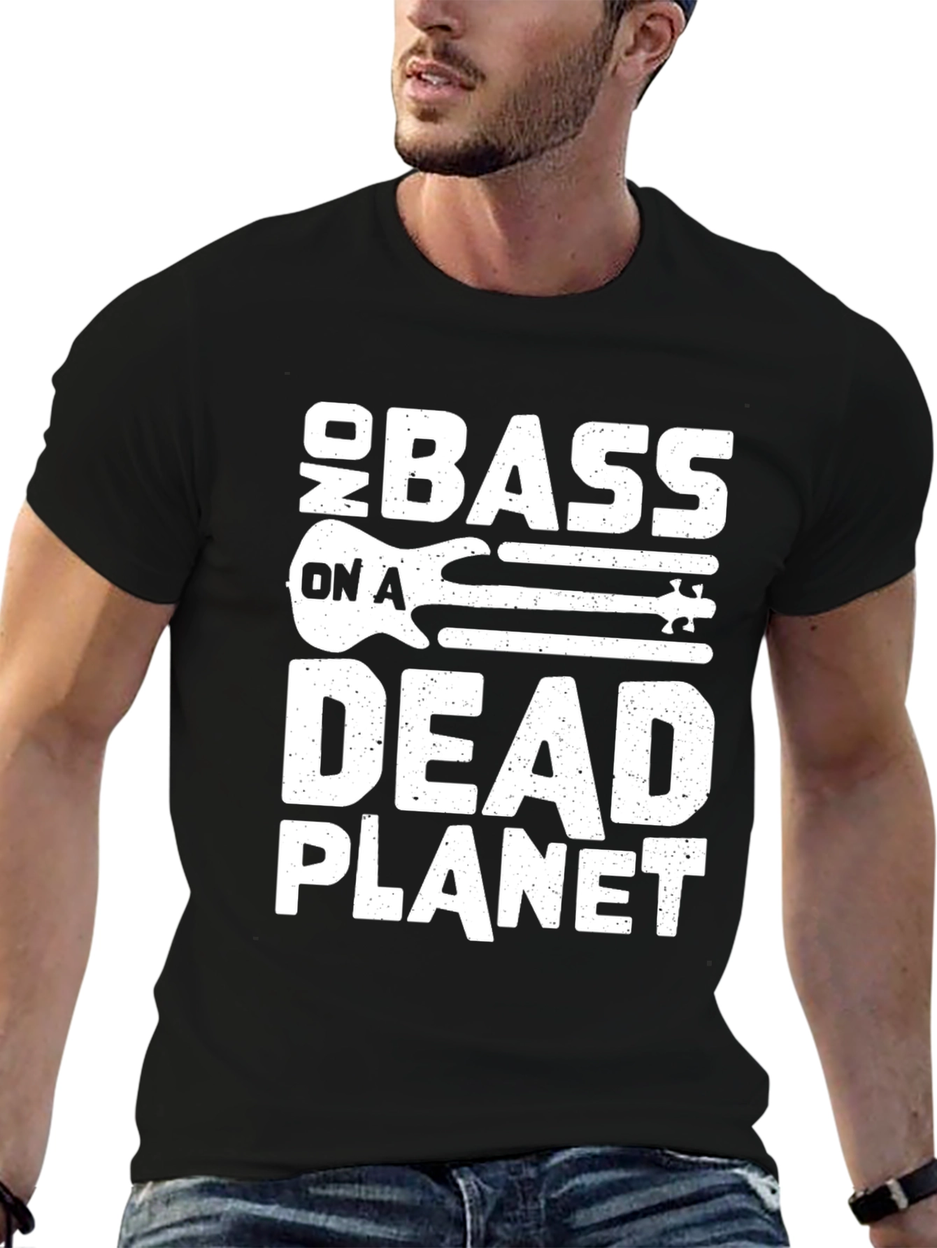 Black Bass on a Dead Planet Graphic Tee view 6
