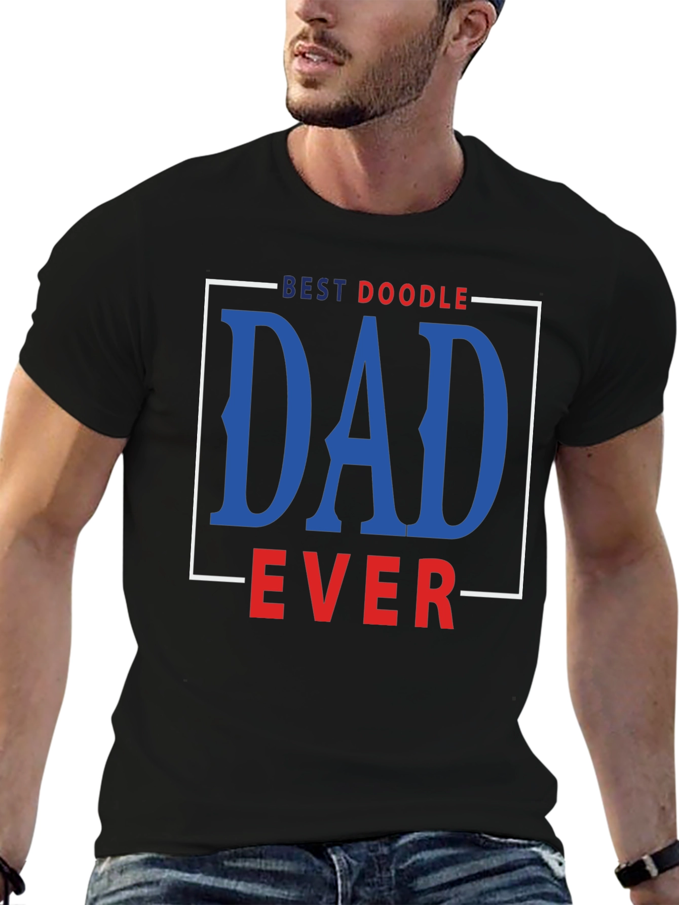 Best Doodle Dad Ever T-Shirt - 6
