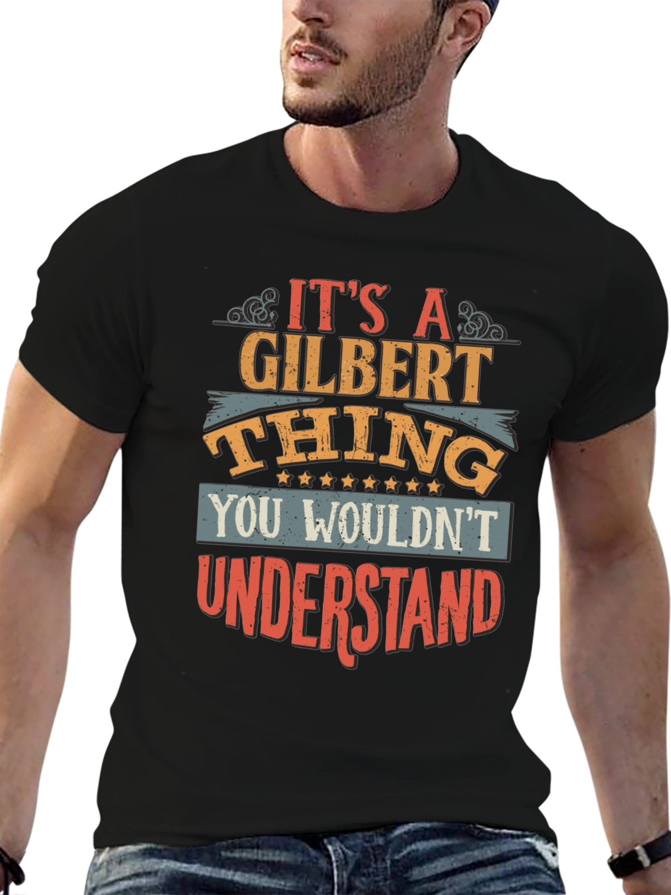 Black Gilbert Thing T-Shirt - You Wouldn't Understand view 6