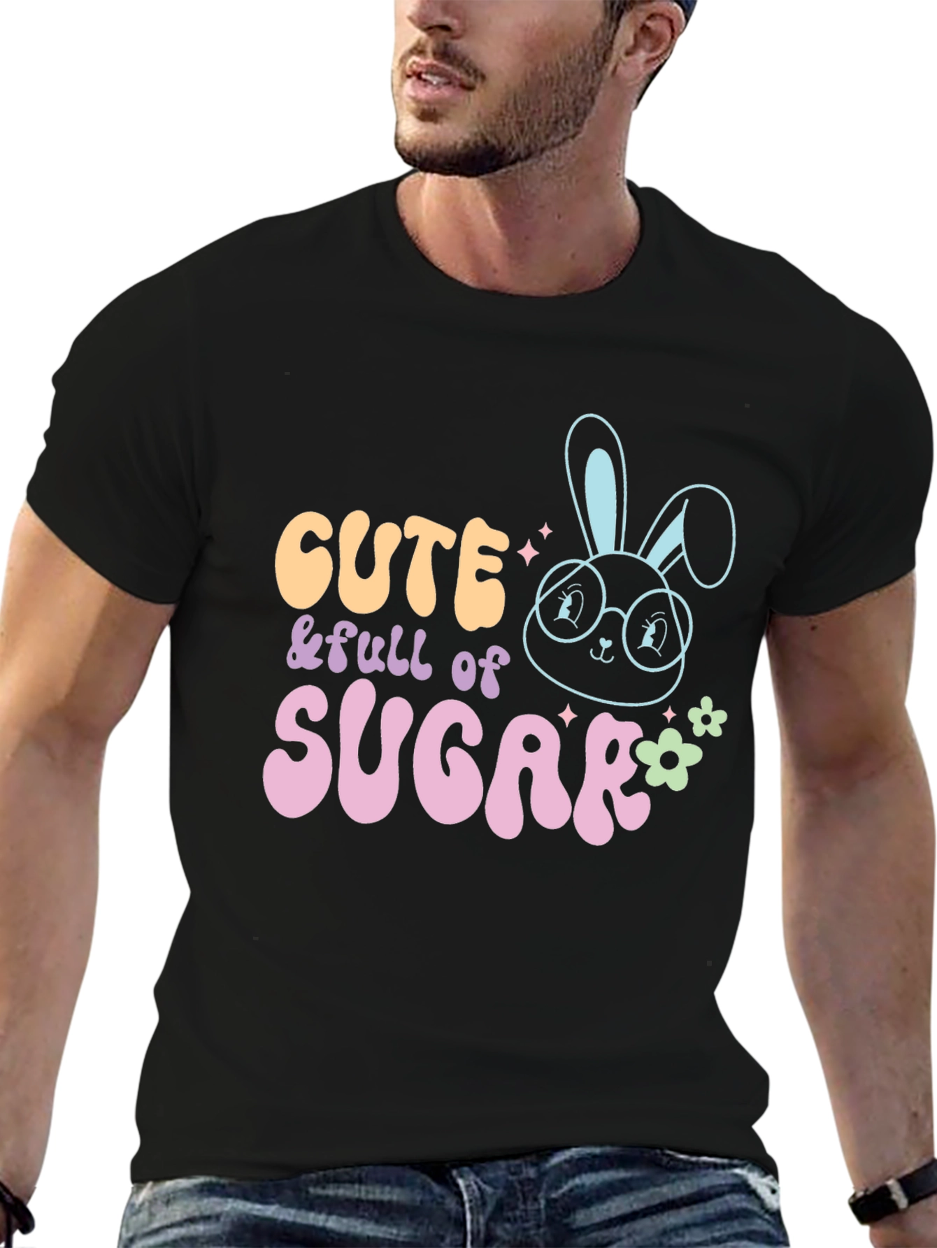 Black Cute & Full of Sugar T-Shirt view 6