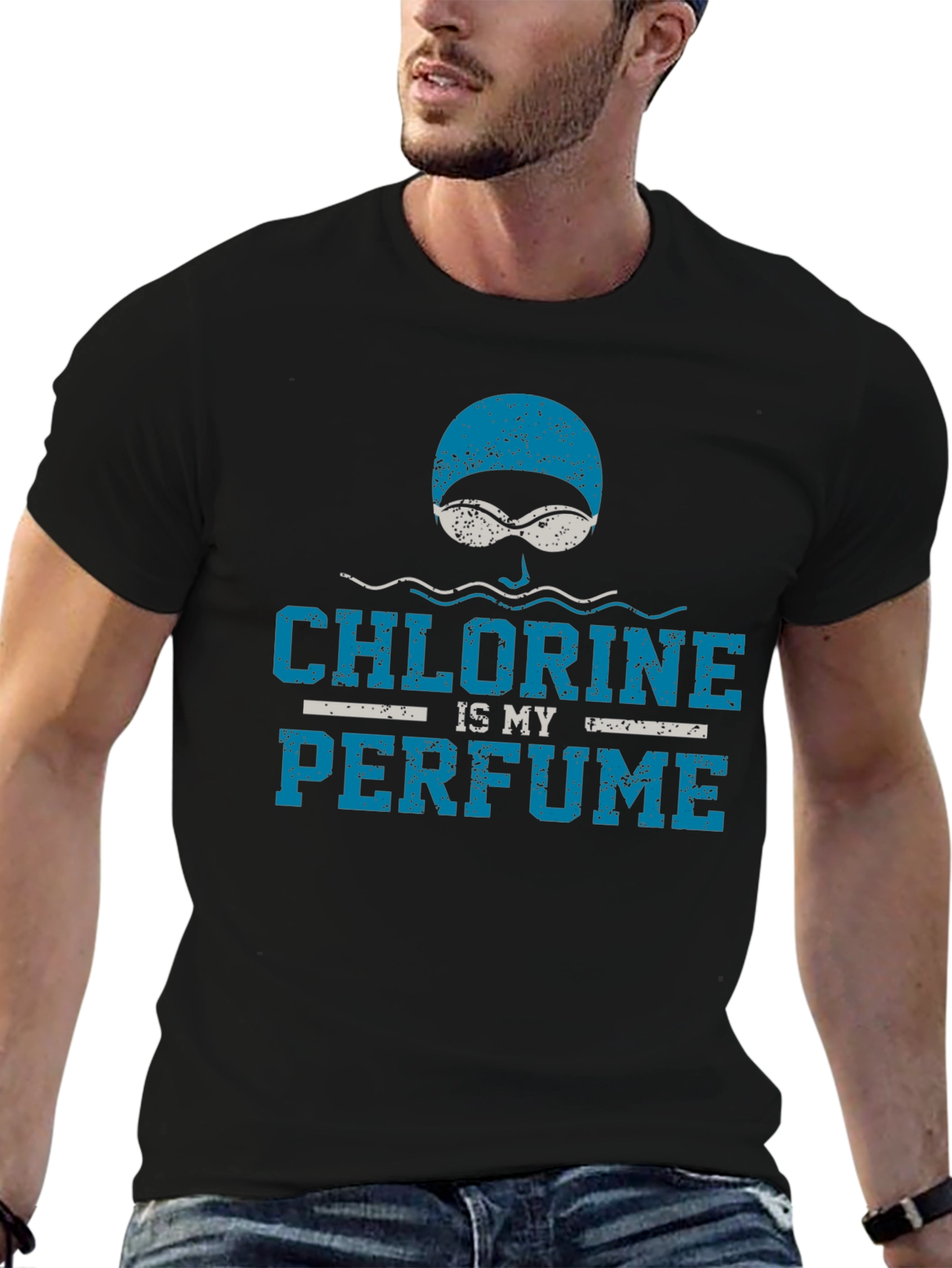 Chlorine Is My Perfume Swimmer T-Shirt - 6