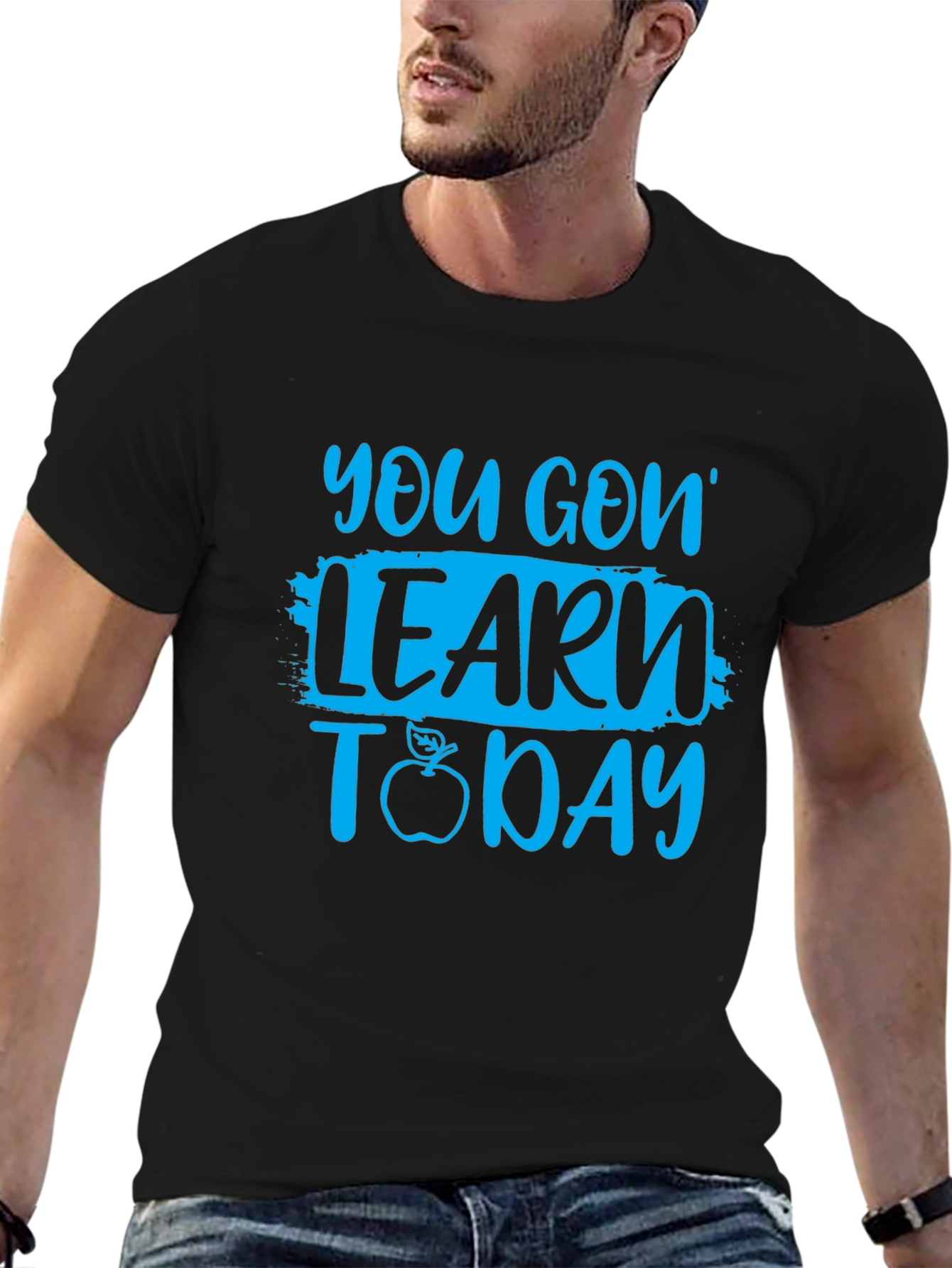 Black Learn Today Black T-Shirt view 6