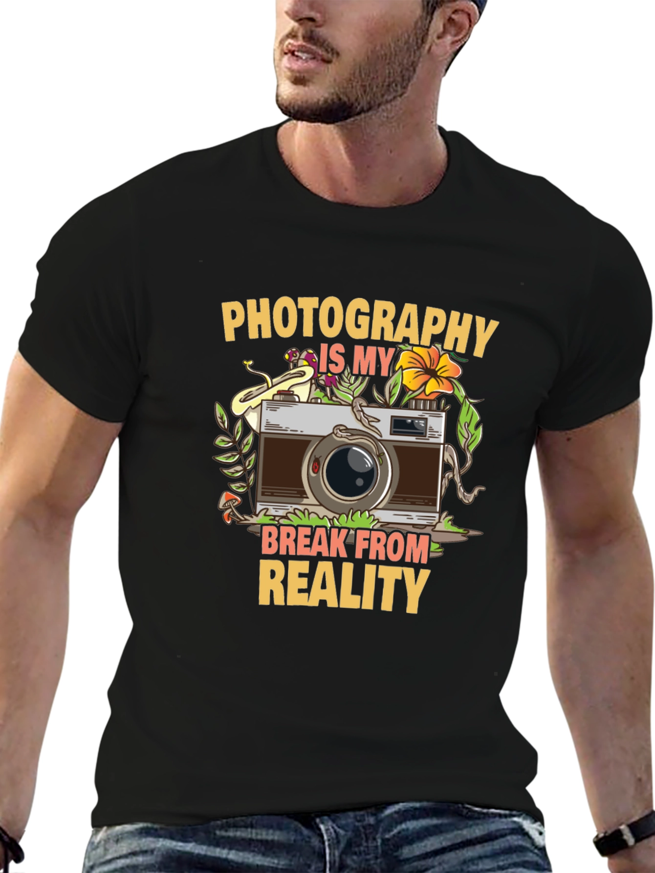 Black Photography is My Break From Reality T-Shirt view 6