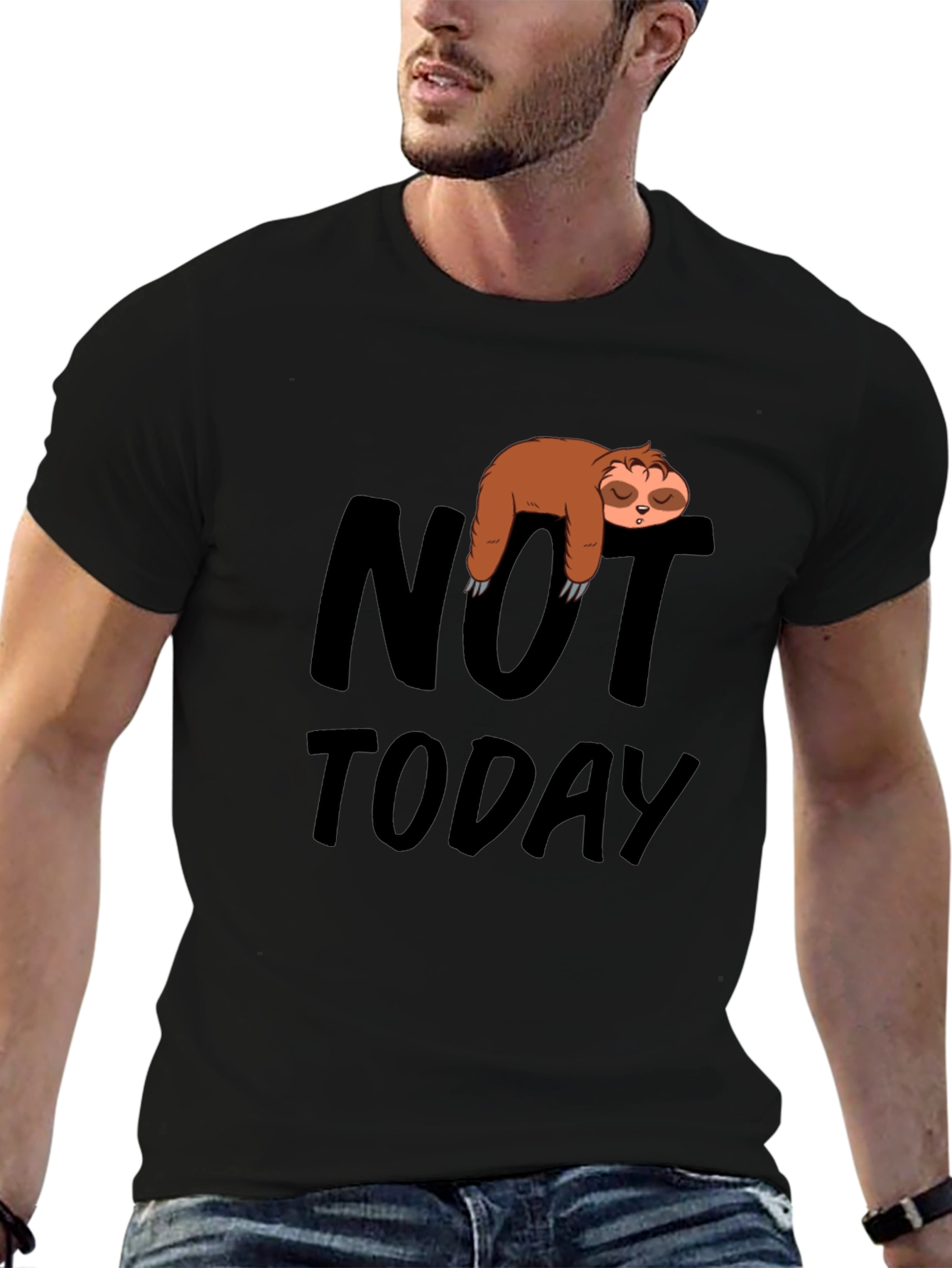 Not Today Sloth Graphic Tee - 6