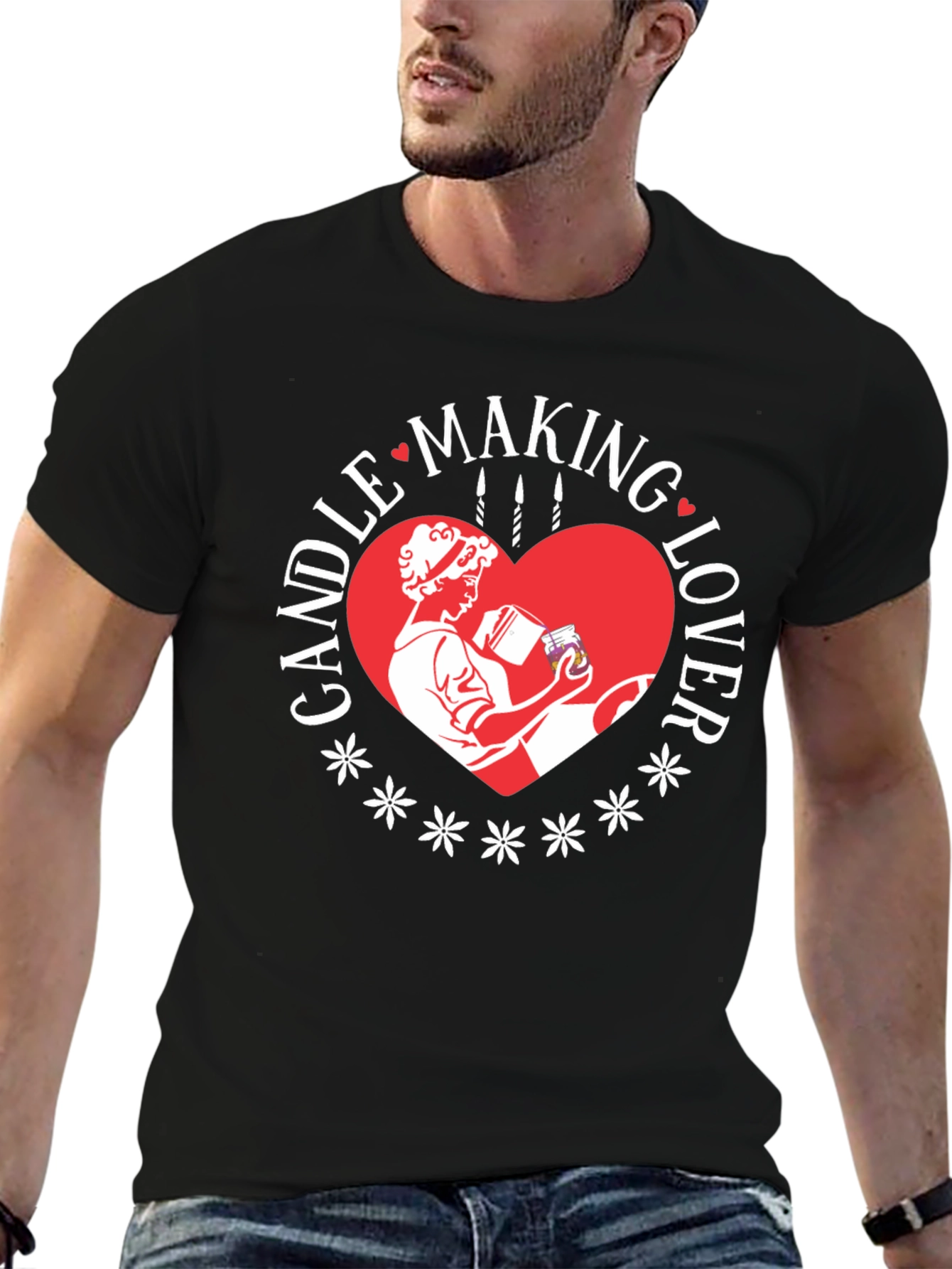 Black Candle Making Lover Black T-Shirt view 6
