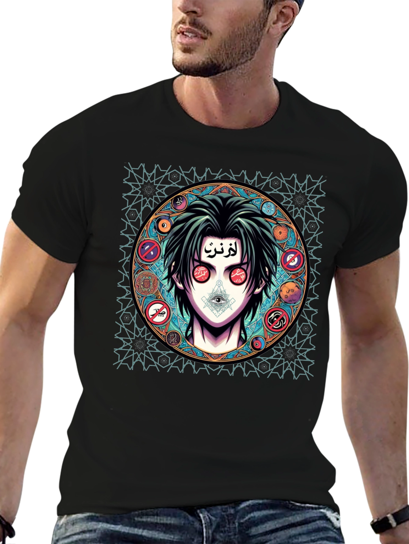 Mystic Anime Graphic Tee - Unique Design Shirt - 6