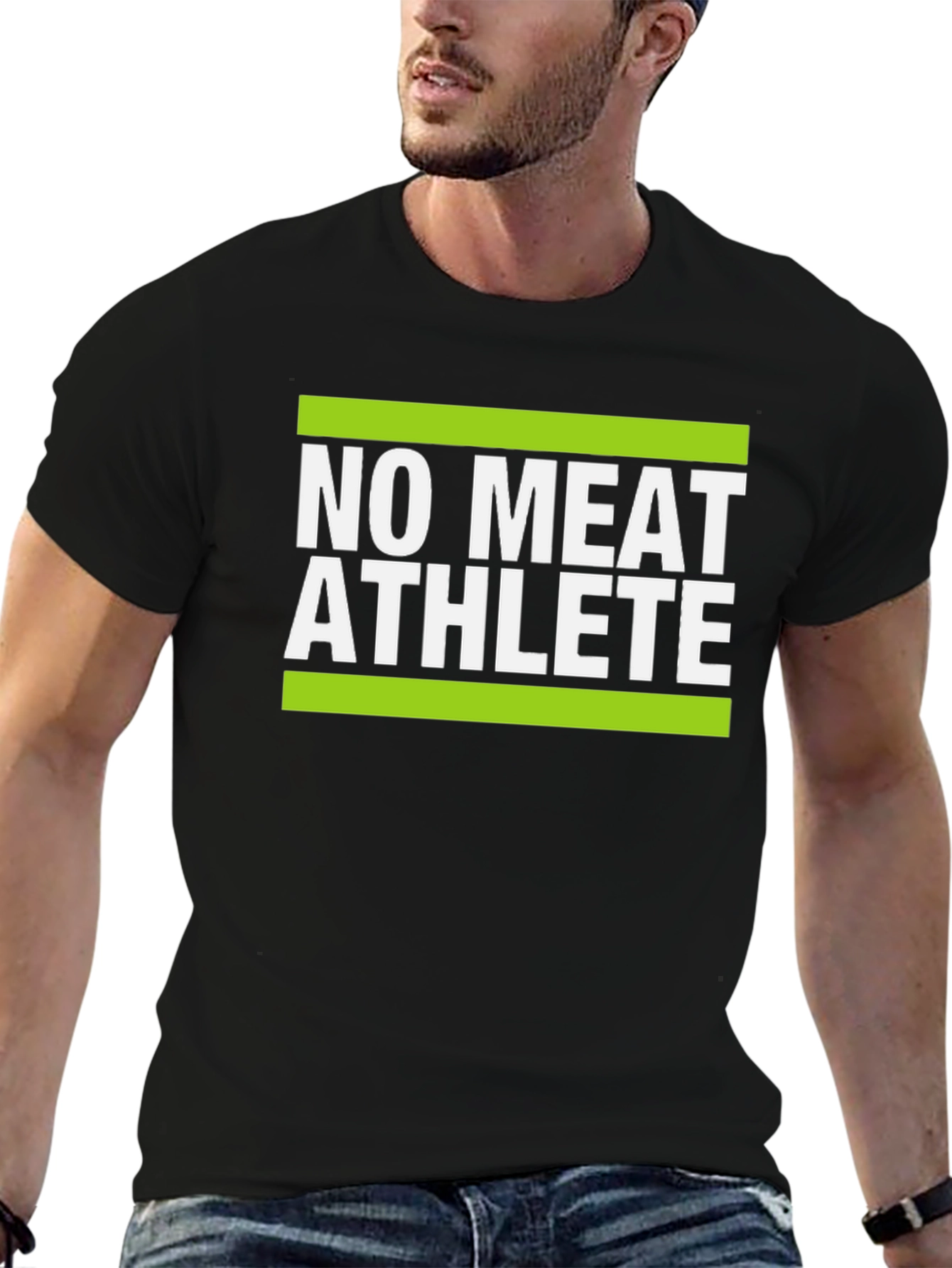 Black No Meat Athlete Black T-Shirt view 6