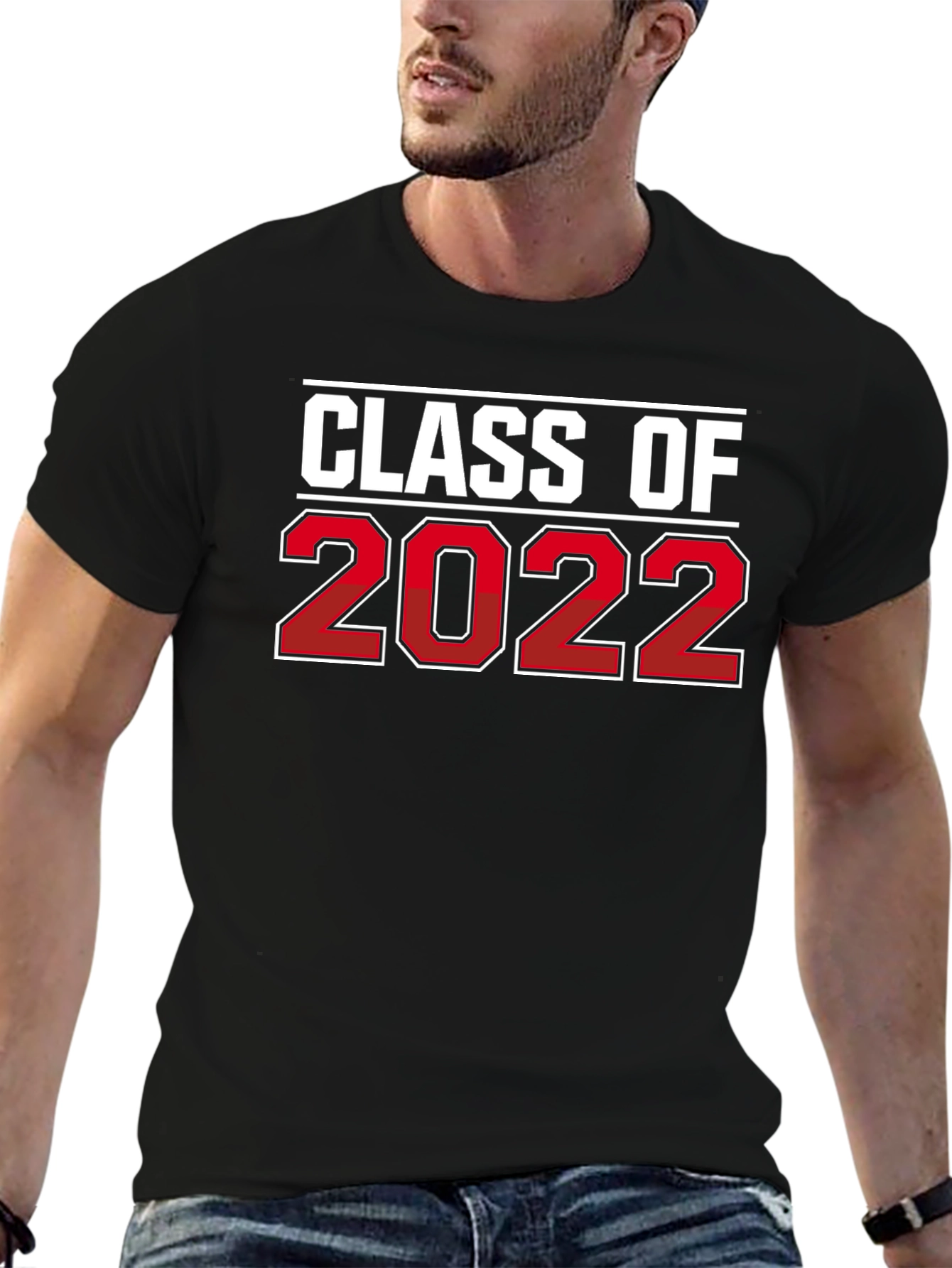 Black Class of 2022 T-Shirt Graduation Tee view 6