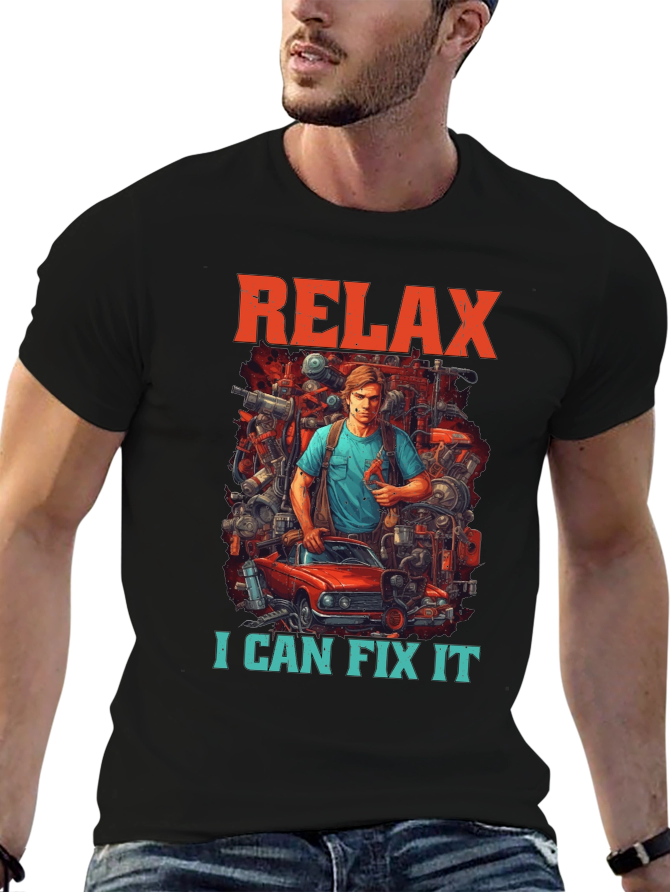 Relax I Can Fix It Graphic T-Shirt - 6