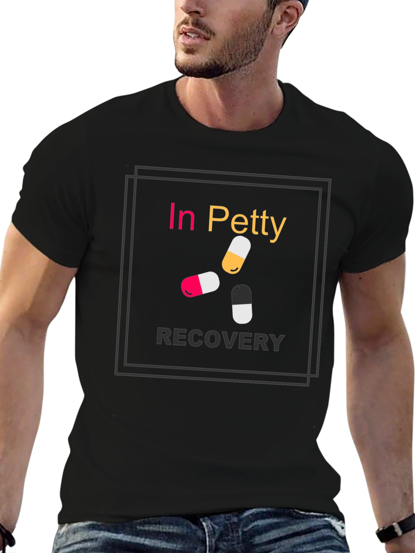 Black In Petty Recovery Graphic T-Shirt view 6