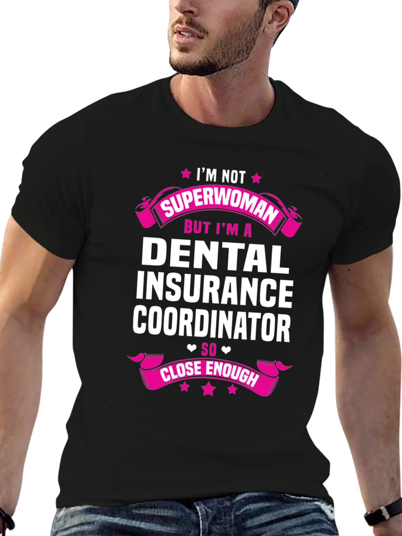 Dental Insurance Coordinator T-Shirt - Superwoman Design - 6