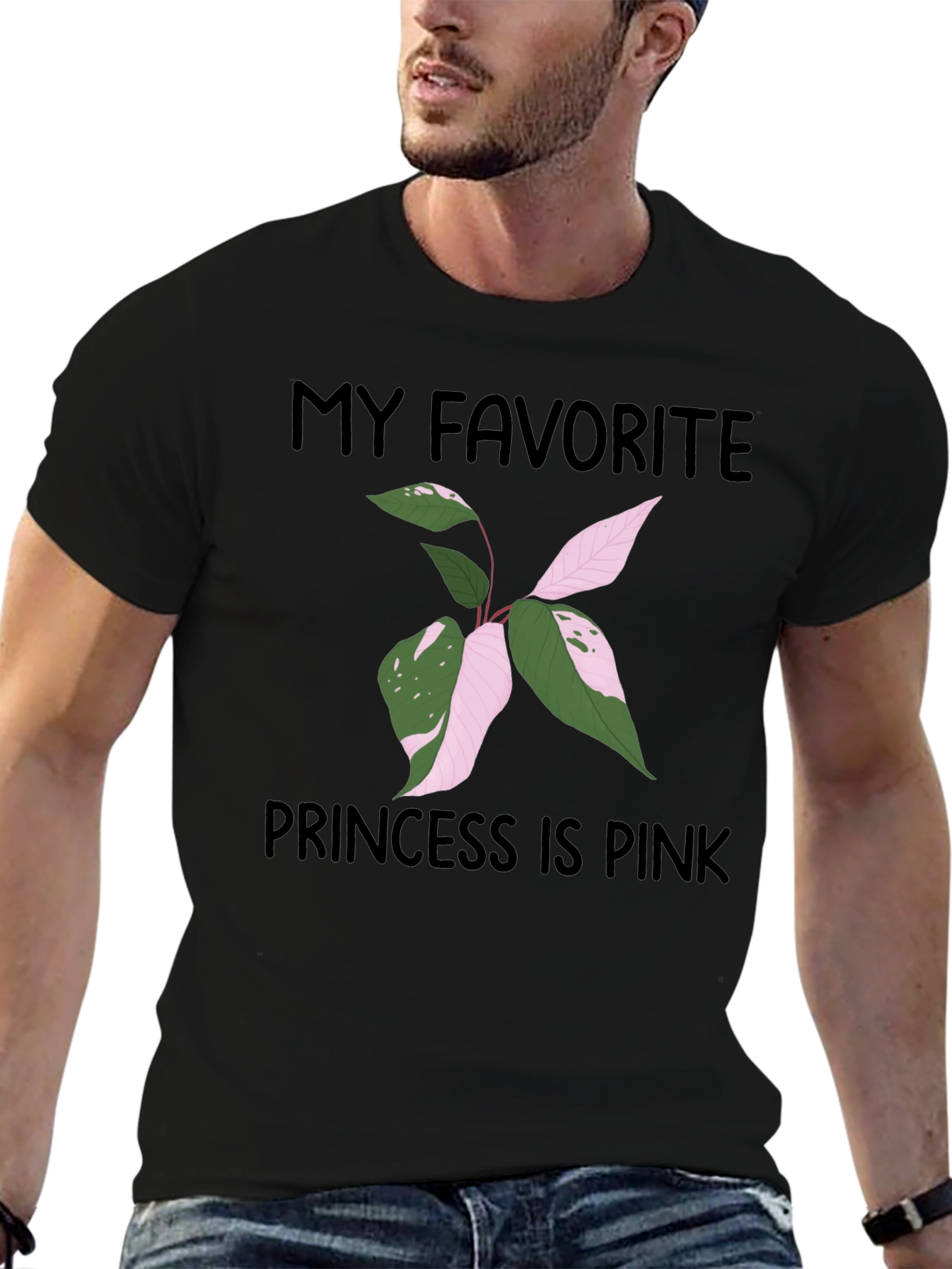 Black Princess is Pink T-Shirt view 6