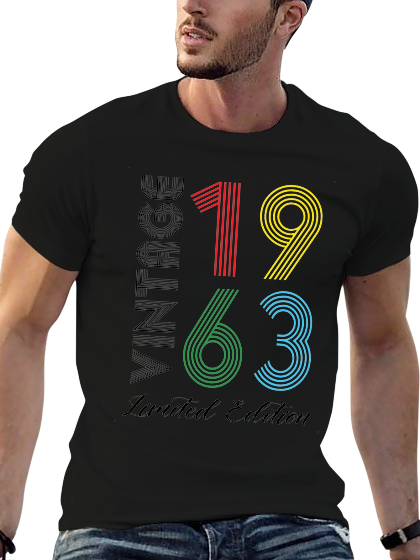Black Vintage 1963 Limited Edition Graphic Tee view 6