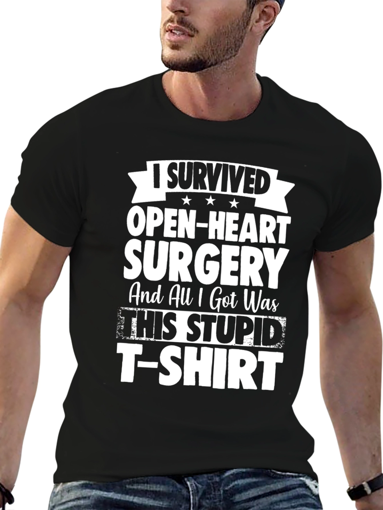 I Survived Open Heart Surgery T-Shirt - 6